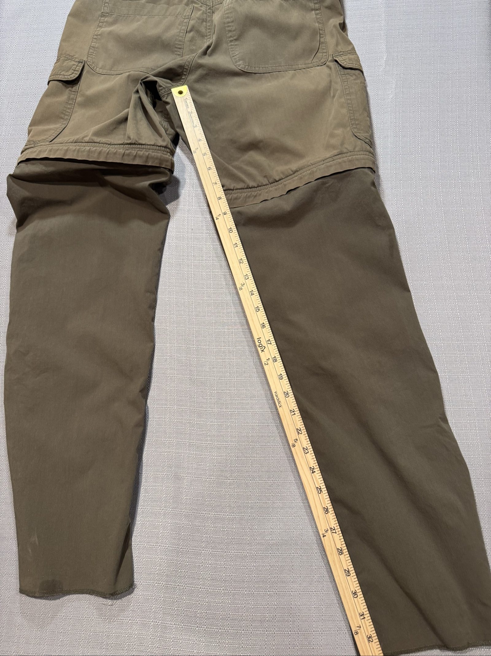 Men’s Boy Scouts of America Switchback Convertible Cargo Pants – Olive Green – 30 image 5
