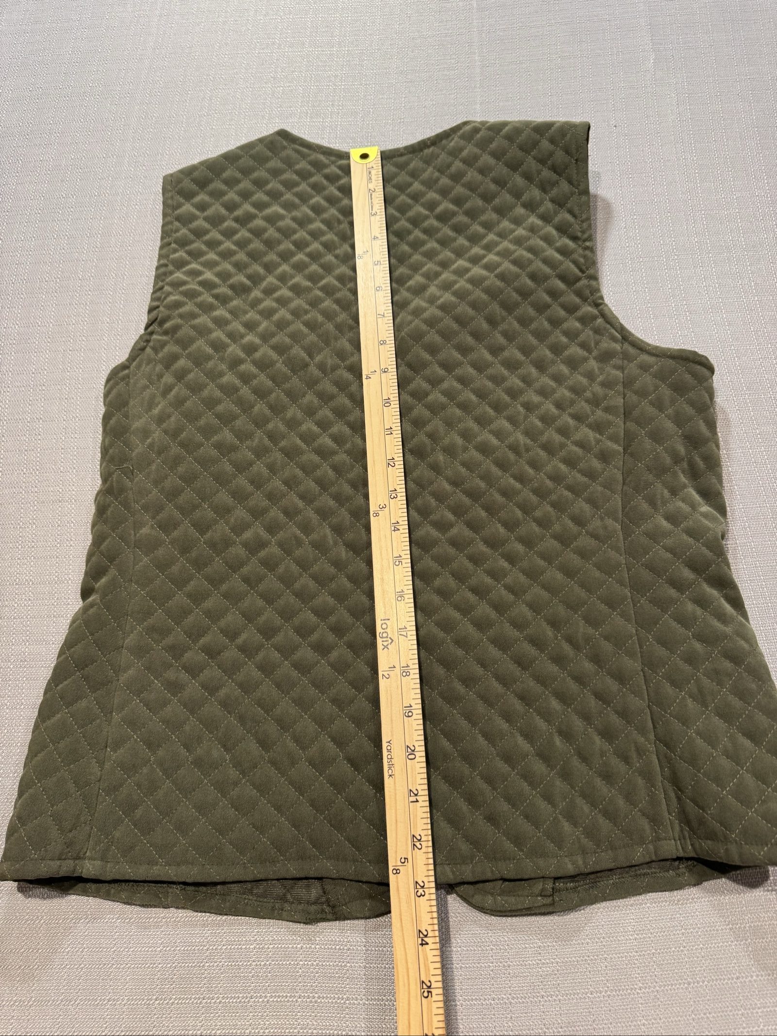 Women’s Requirements Quilted Vest – Olive Green – Small image 5