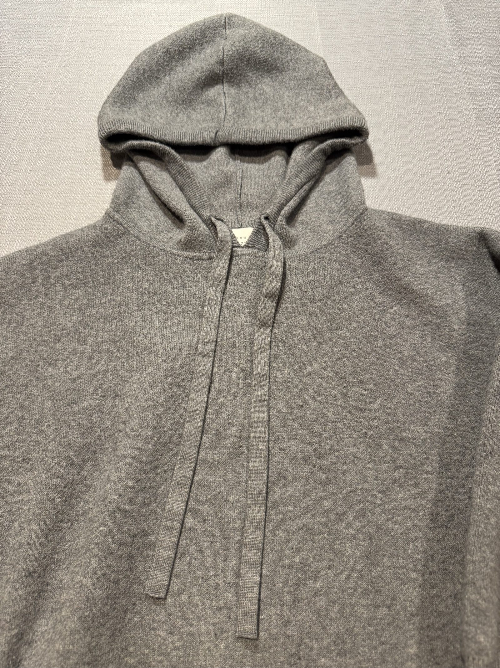 Women’s A New Day Drawstring Knit Sweater – Heather Gray – Large image 2