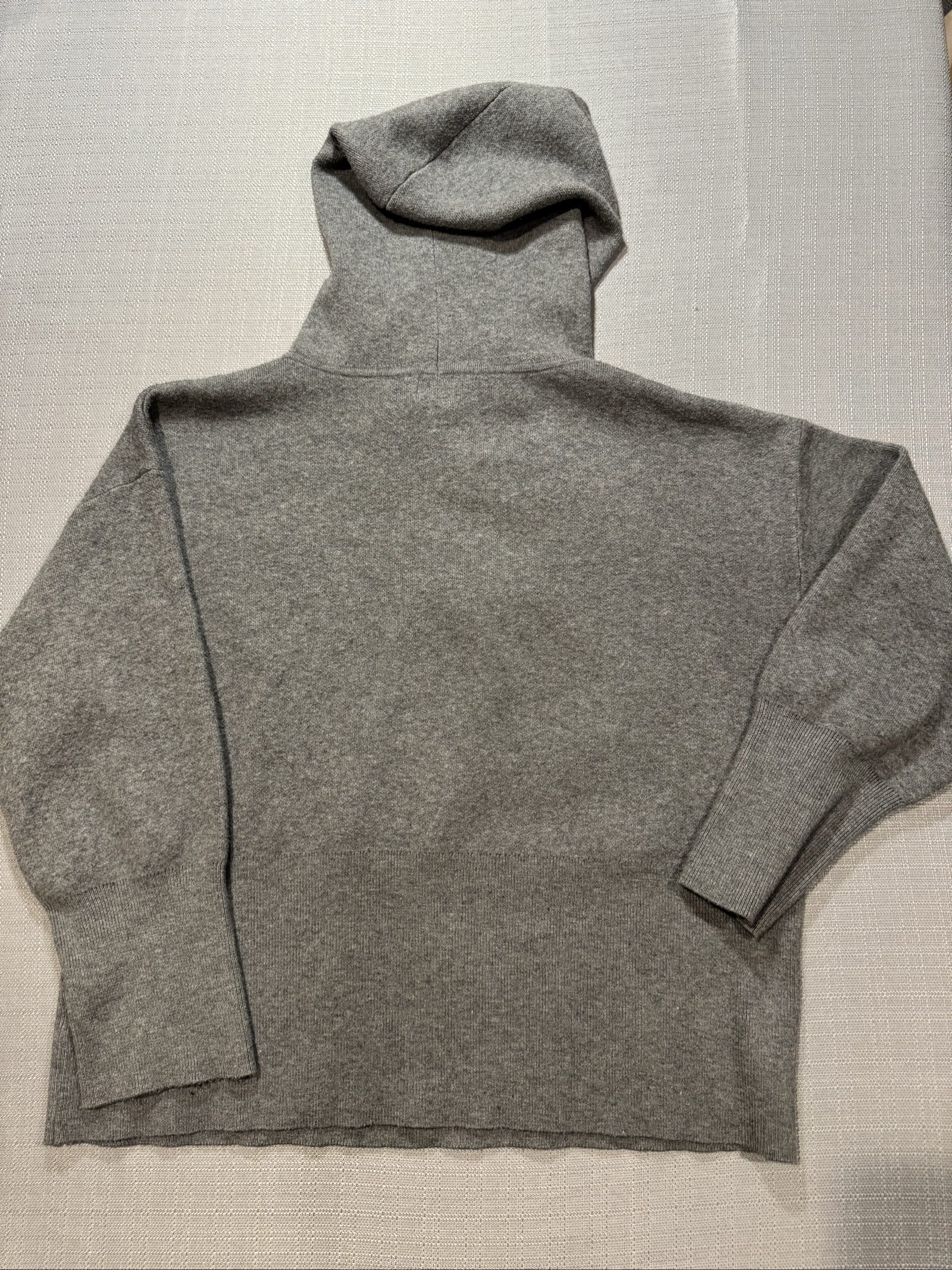 Women’s A New Day Drawstring Knit Sweater – Heather Gray – Large image 5