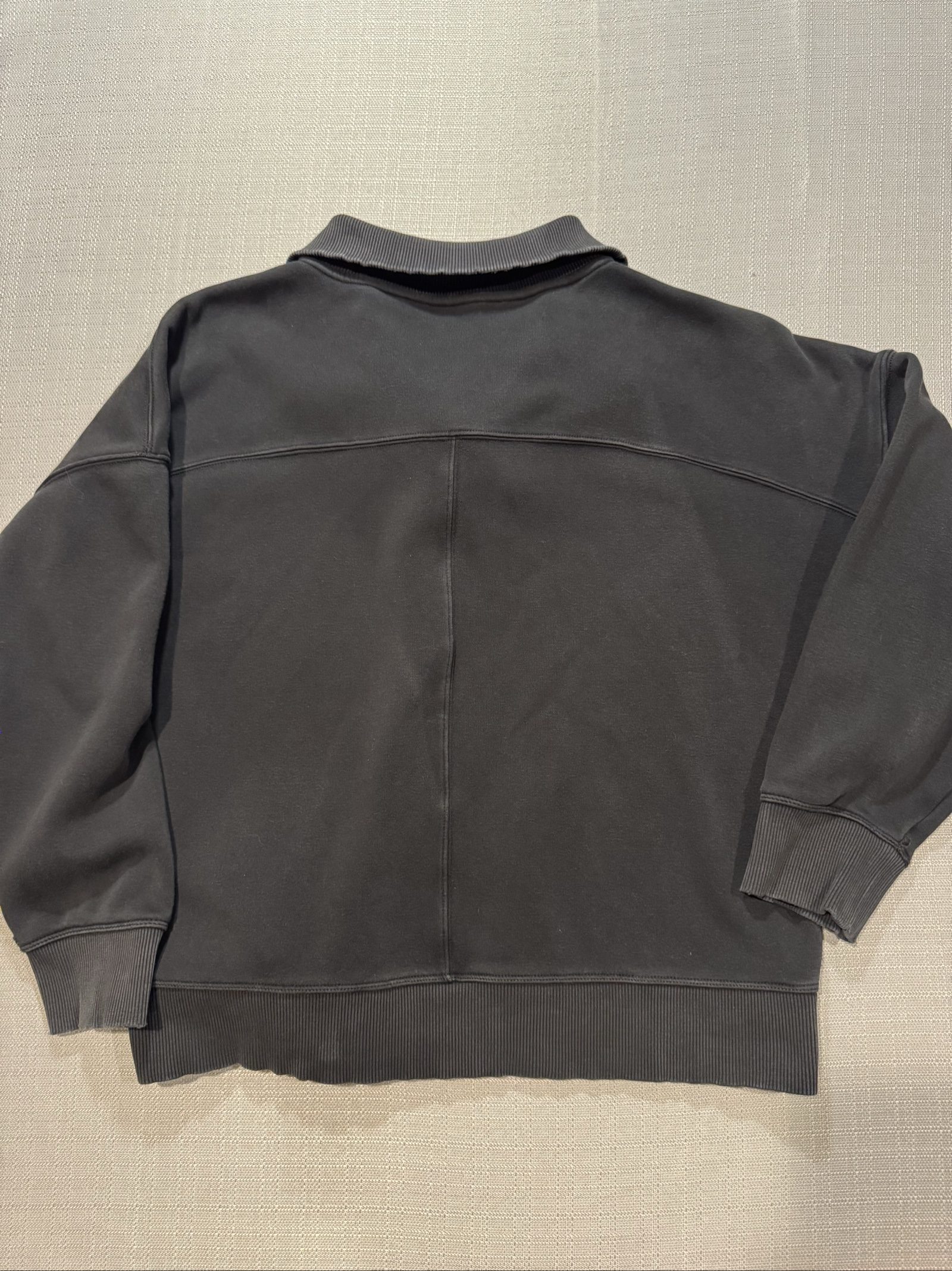 Women’s Athleta Quarter Zip Pullover Sweatshirt – Black – Medium image 5