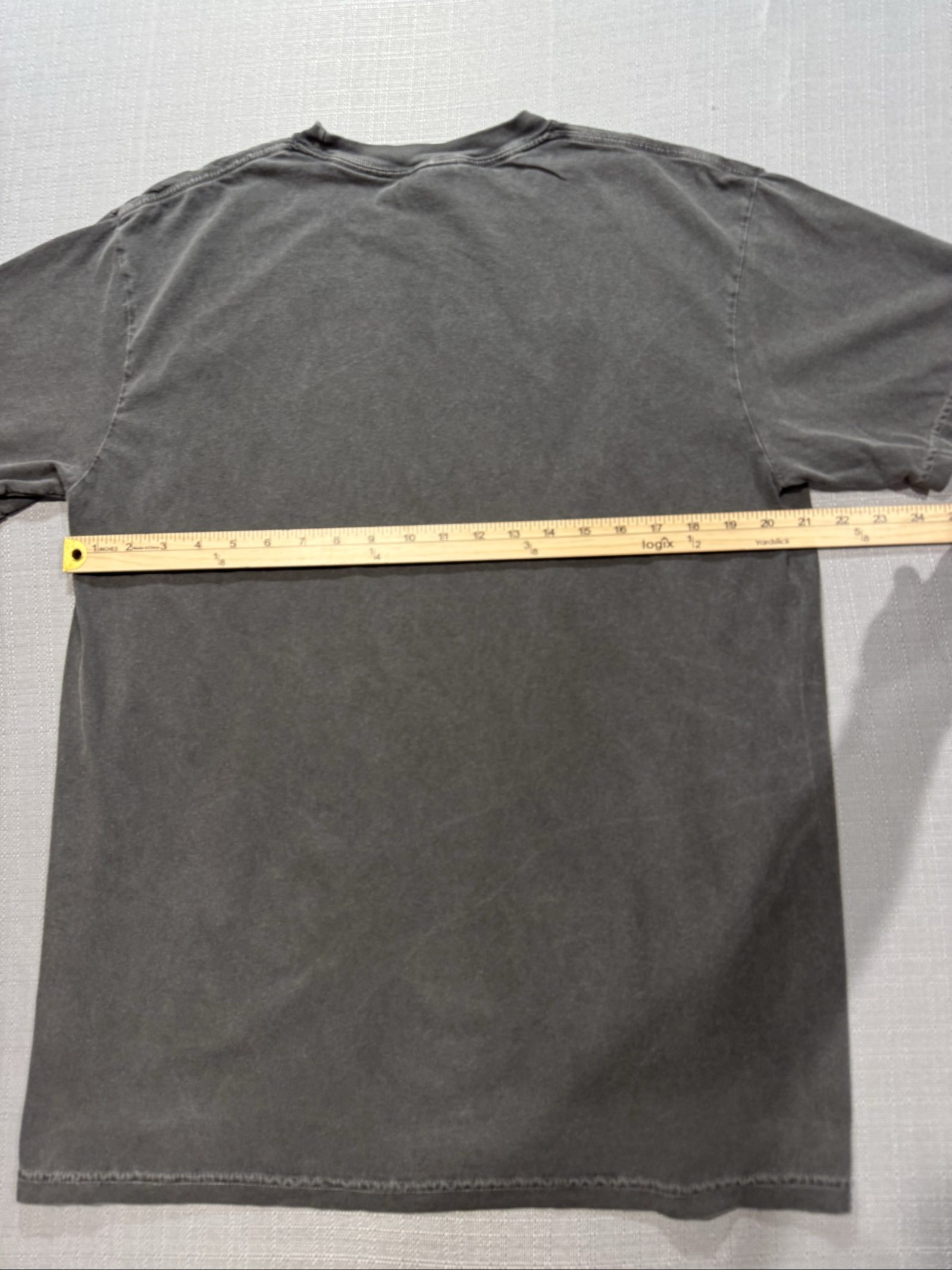 Men’s Comfort Colors Read Checkered Graphic T-Shirt – Charcoal Gray – Large image 6
