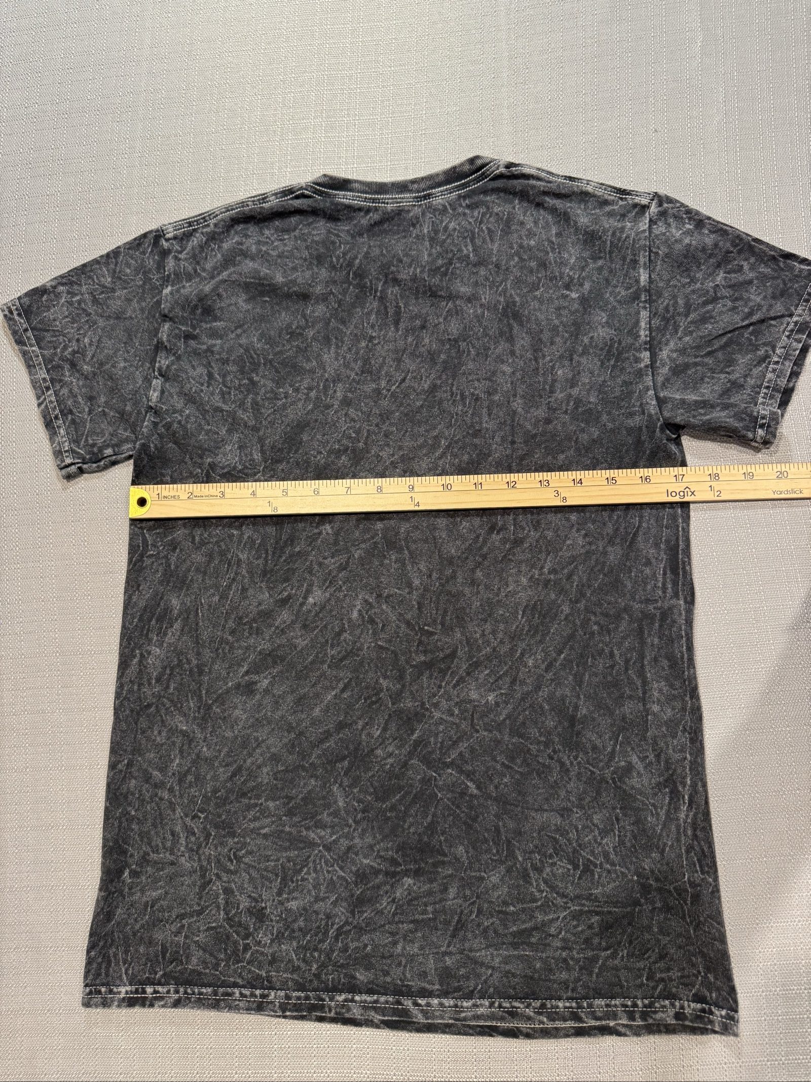 Women's Nirvana Smiley Face Graphic T-Shirt – Black Gray – Small image 5