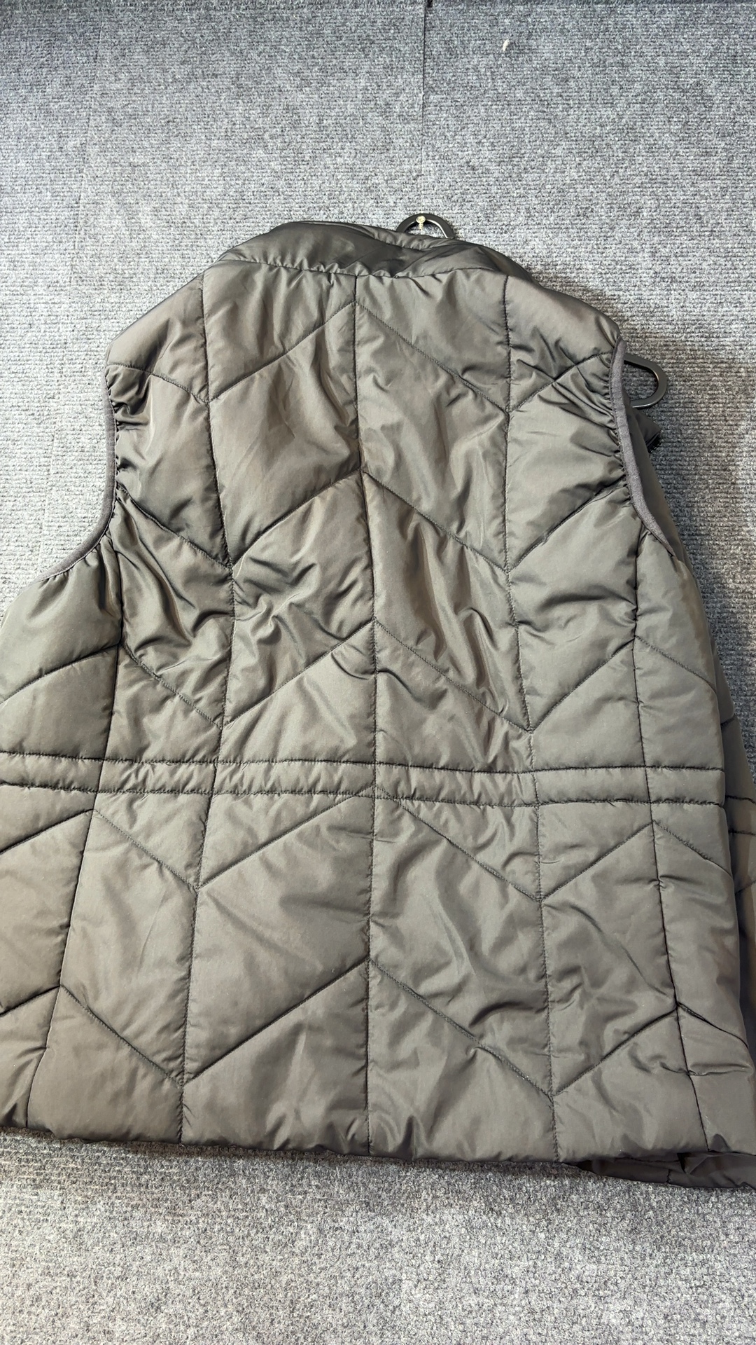 M&S Black Puffer Gilet Vest UK 20 Quilted Sleeveless Jacket image 2