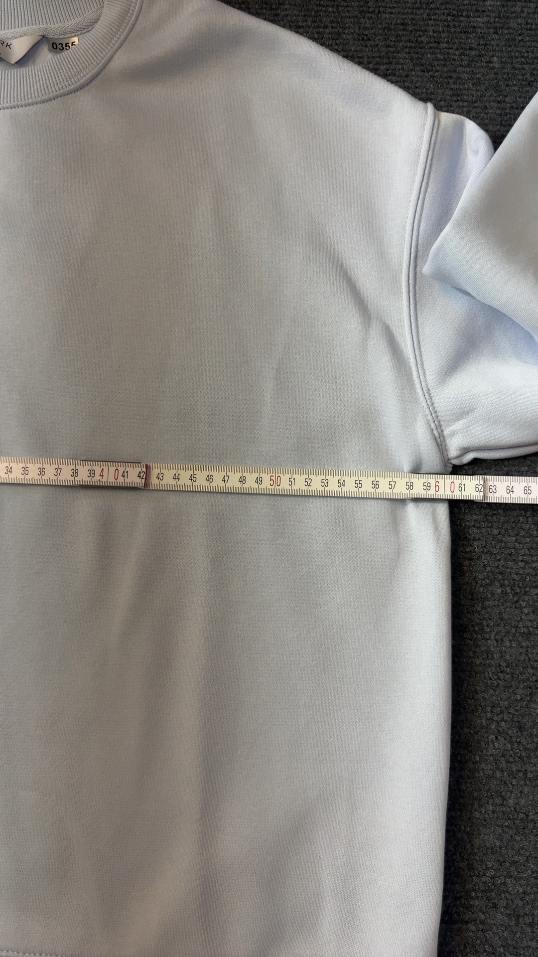 Primark Light Blue Sweatshirt Large Cotton Polyester excellent condition image 6