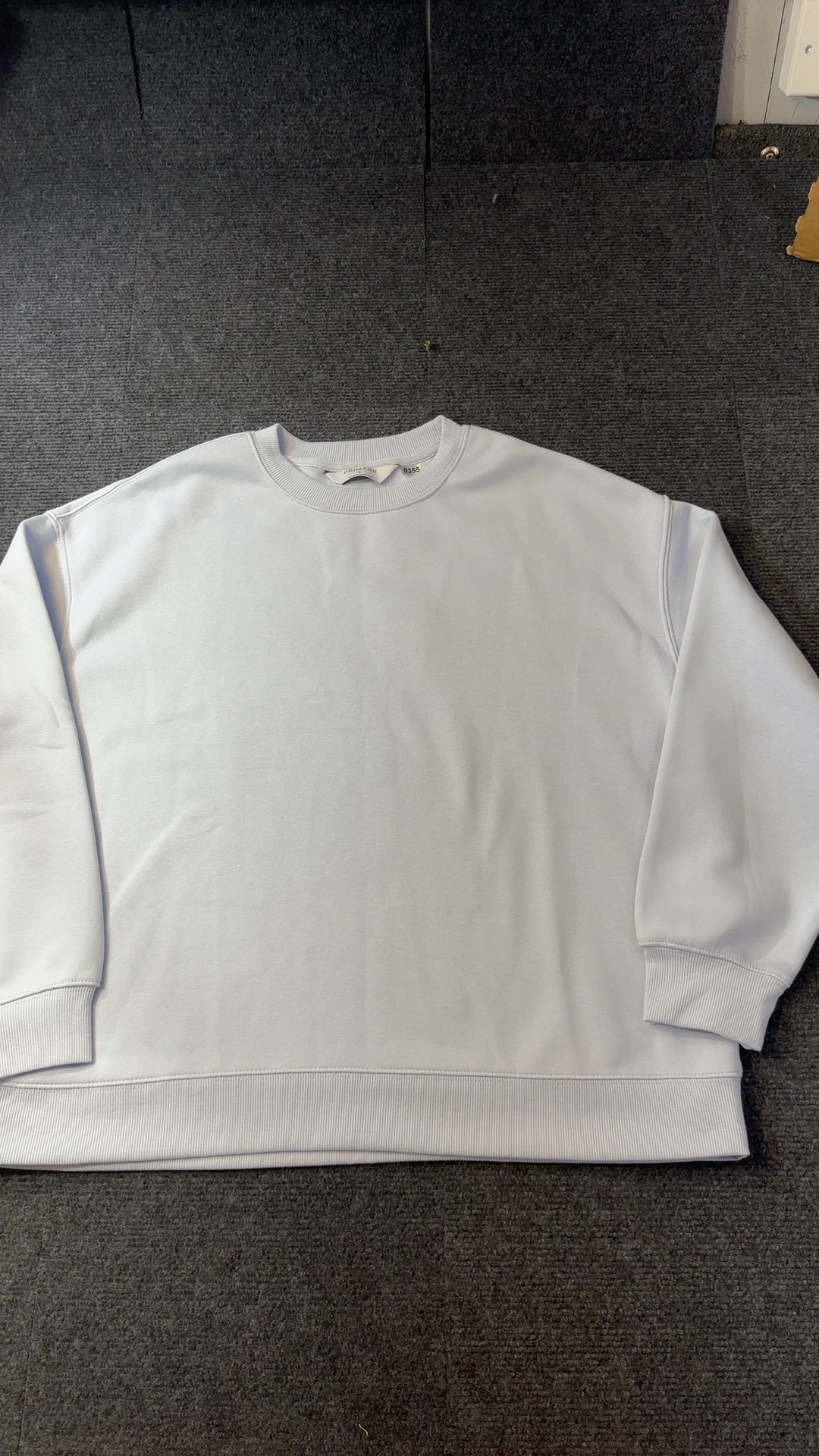 Primark Light Blue Sweatshirt Large Cotton Polyester excellent condition