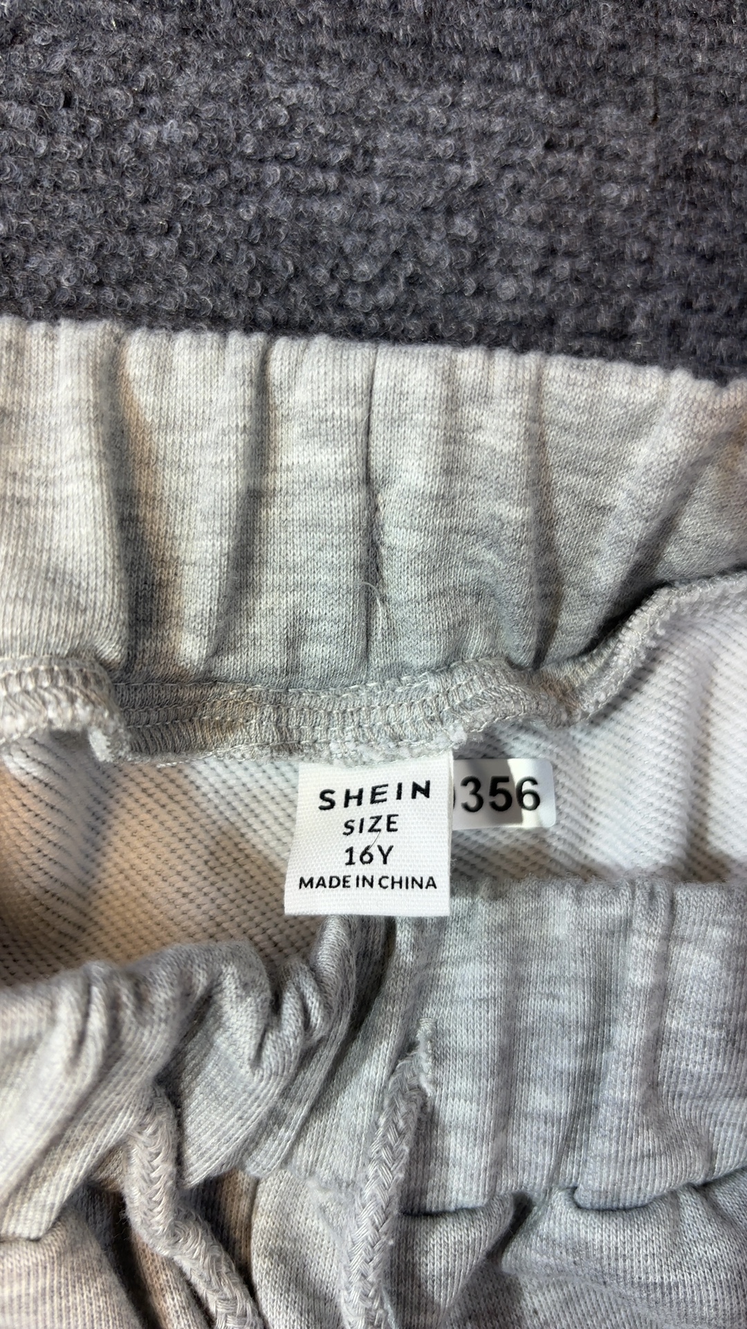 Shein Kids' Grey Lounge Pants 16Y Drawstring Waist image 3