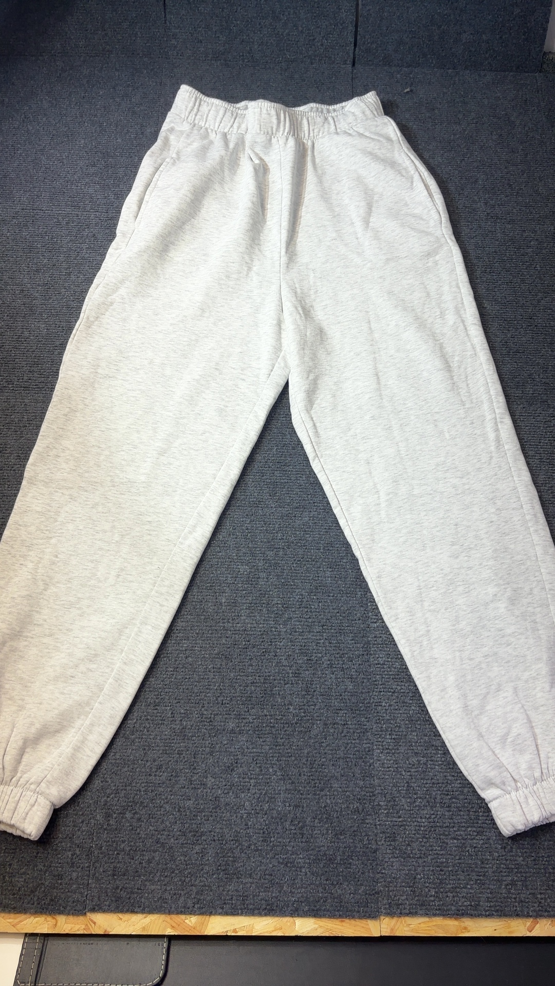 Primark Women's Cream Fleece Joggers Small Drawstring Waist excellent condition image 2