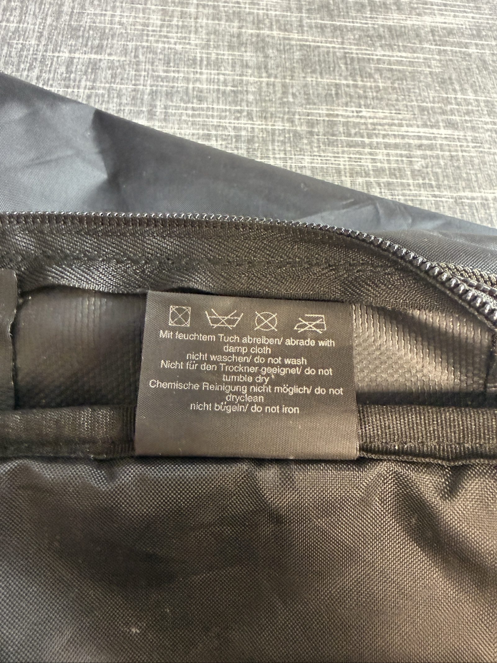 BMW Black Nylon Messenger Bag with Multiple Mesh Pockets Unisex image 5