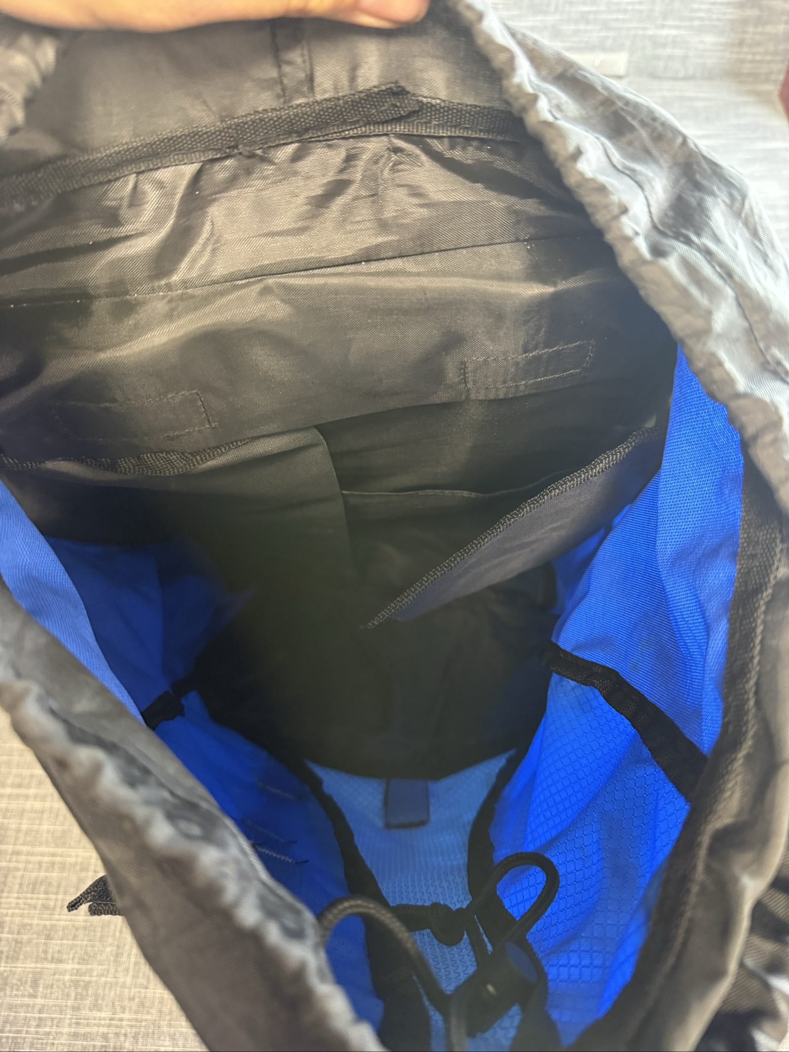 Adventuridge Blue Outdoor Hiking Backpack Rucksack with Multiple Compartments image 3