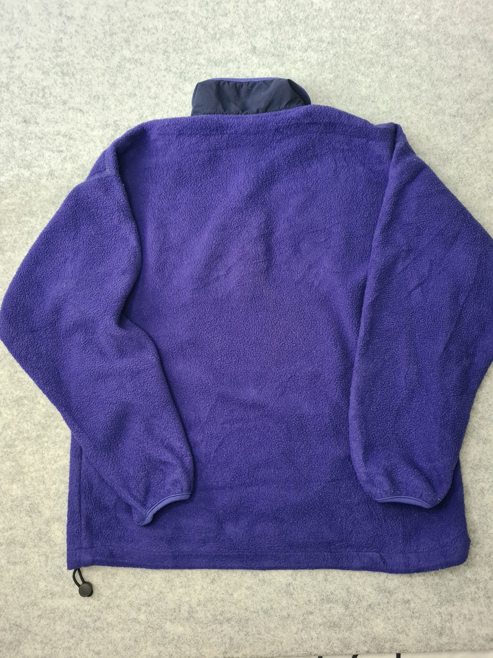Columbia Women’s Purple Navy Fleece Pullover Medium Vintage 1161 image 5
