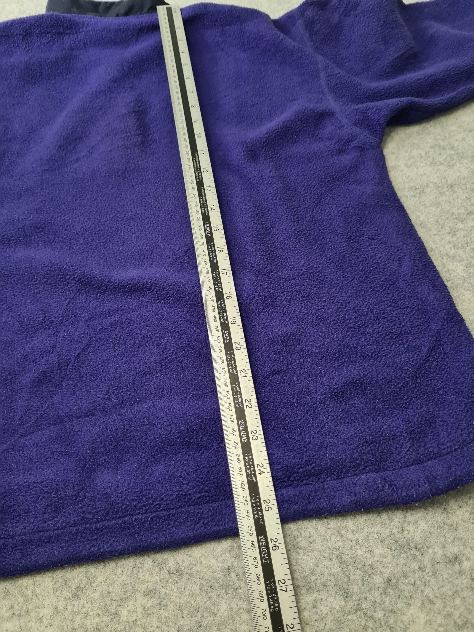 Columbia Women’s Purple Navy Fleece Pullover Medium Vintage 1161 image 7