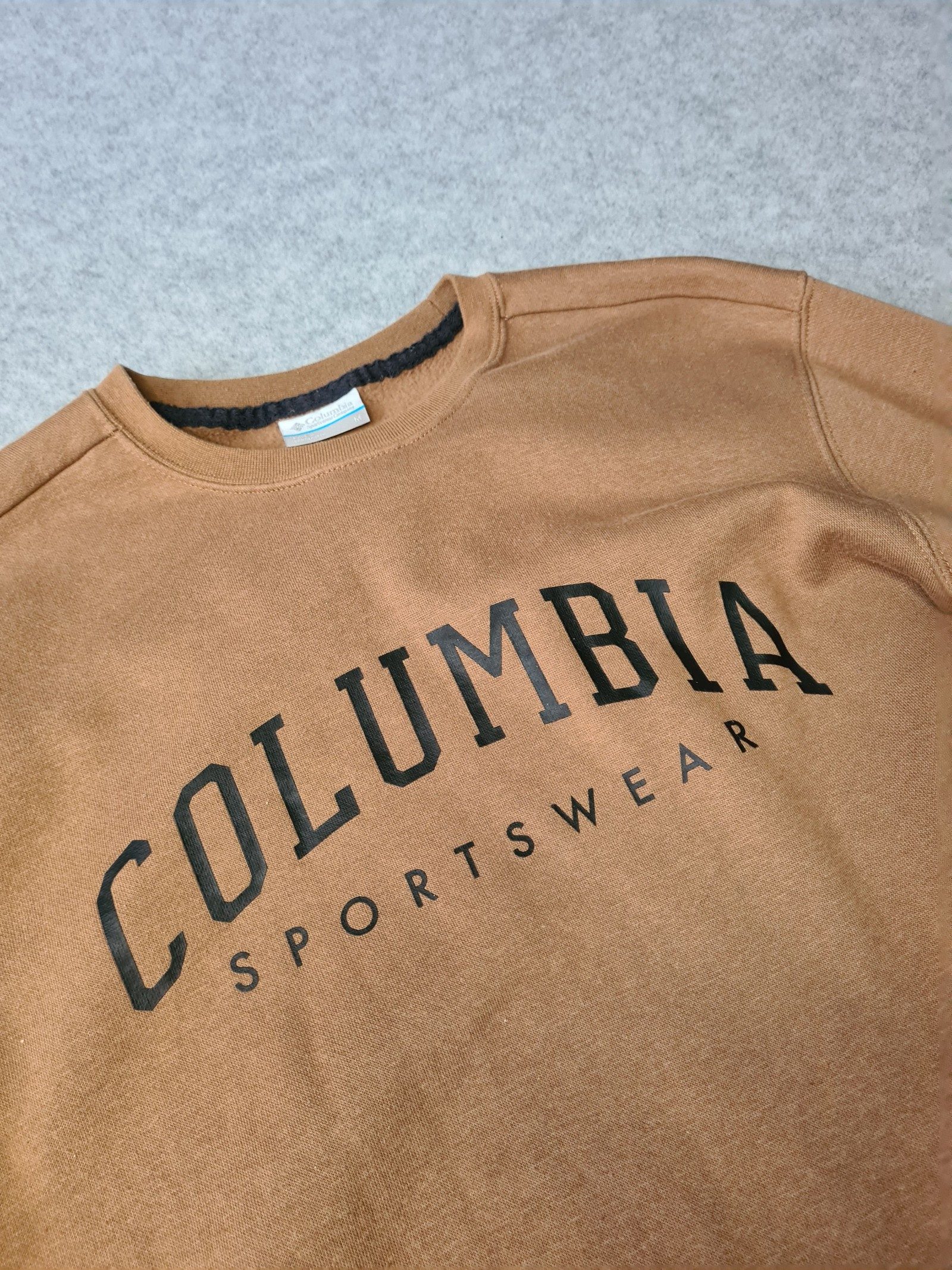 Columbia Men's Brown Sports Crew Neck Sweatshirt Jumper Medium 1162 image 2