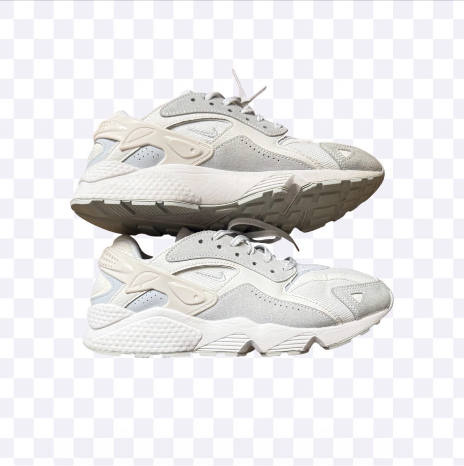 Nike Air Huarache Runner DZ3306-100 Men’s UK 7 Summit White Trainers image 10