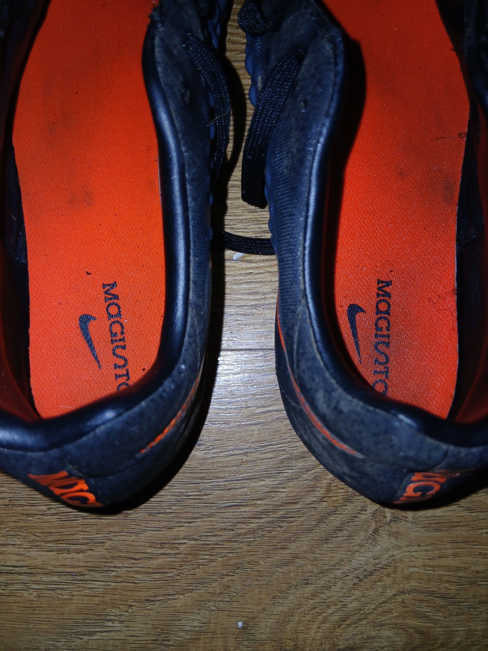 Nike Black & Orange Magista Soccer Cleats US 7.5 image 4