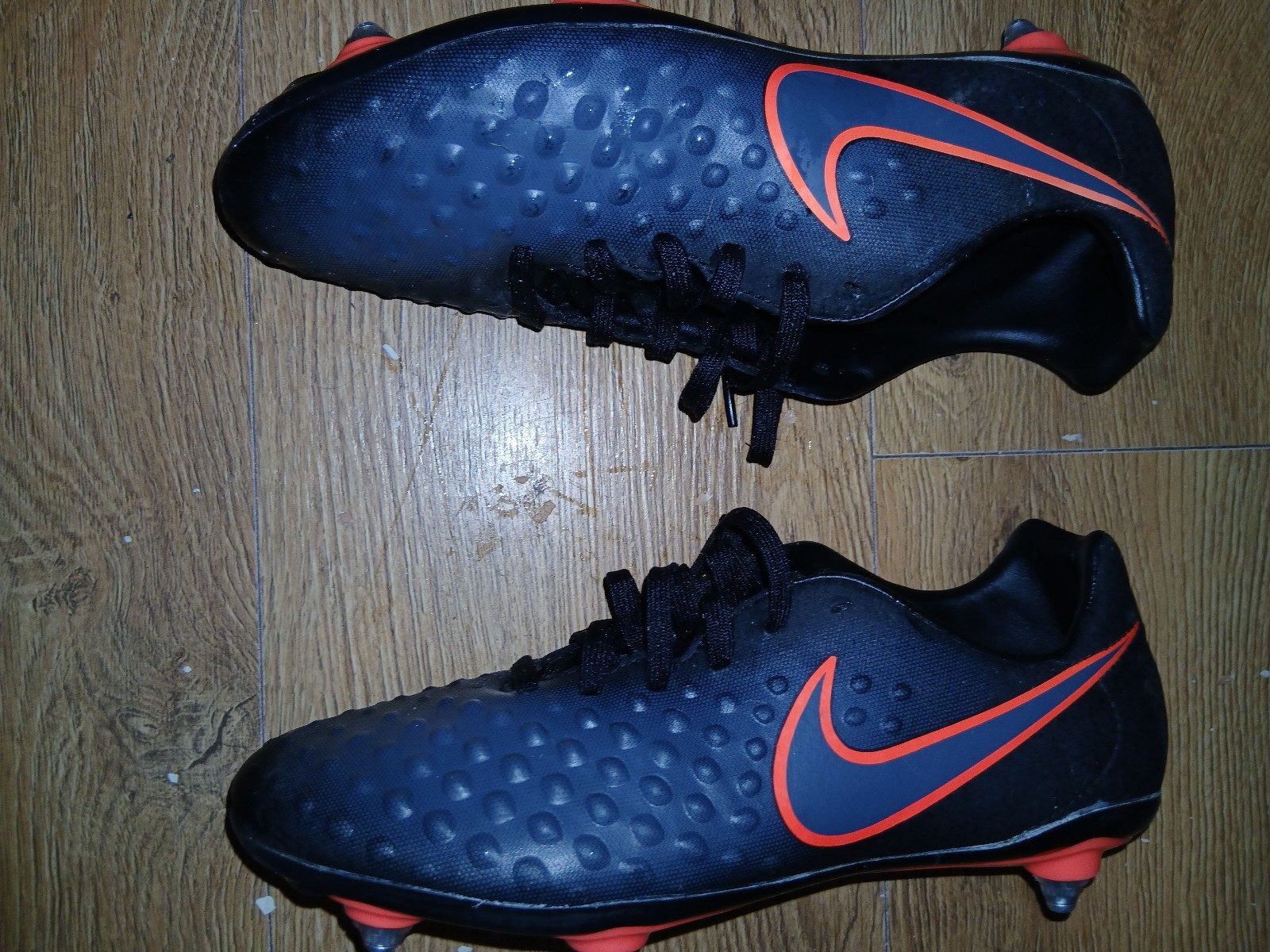 Nike Black & Orange Magista Soccer Cleats US 7.5 image 5
