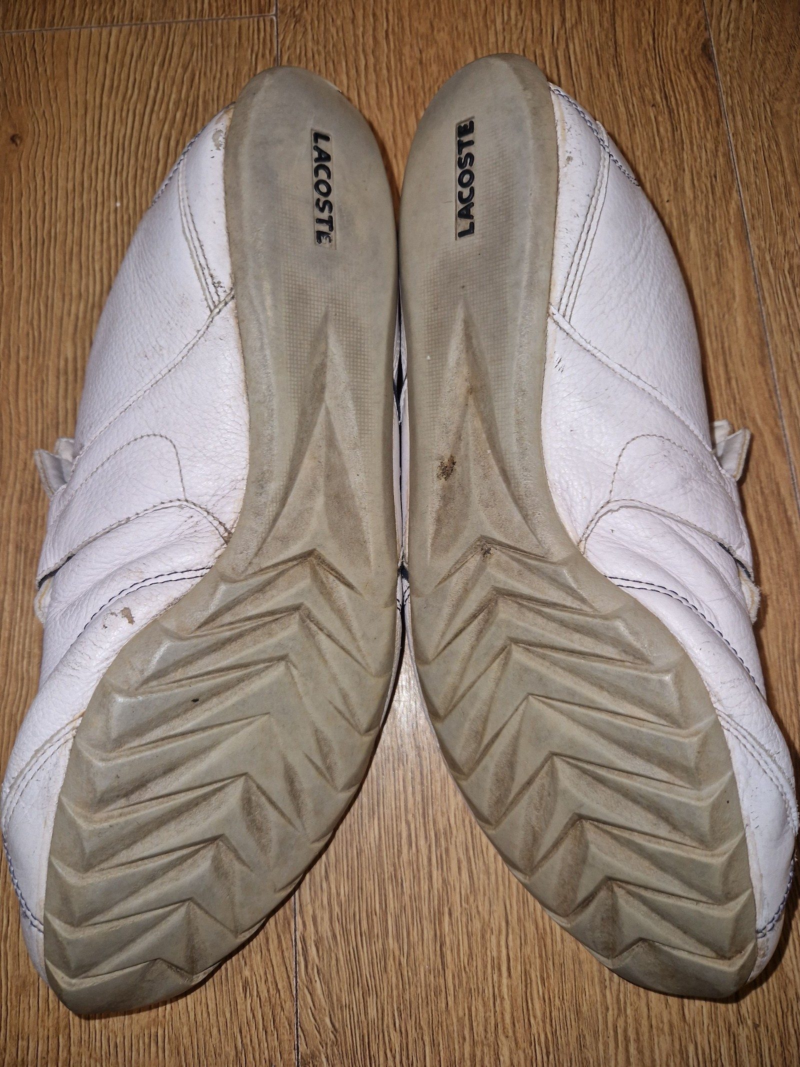 Lacoste White Leather Sport Shoes UK 8