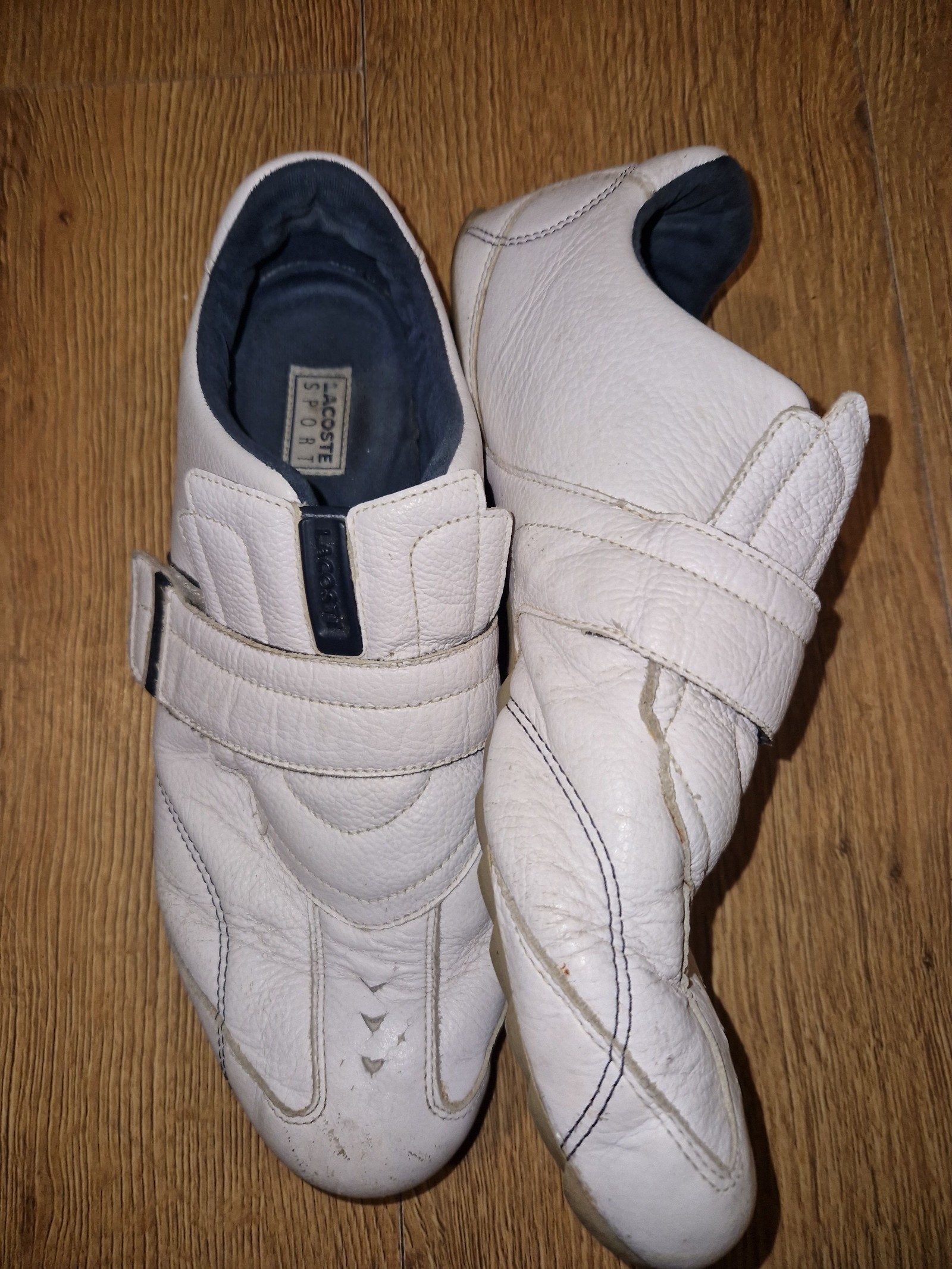 Lacoste White Leather Sport Shoes UK 8 image 2