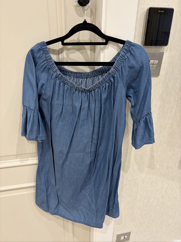 New Look Blue Denim Women’s Top UK 8
