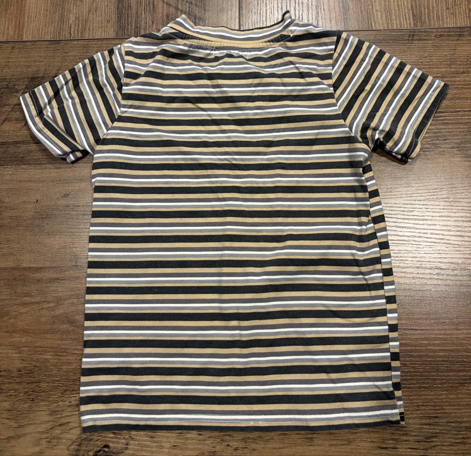 Liam & James Kids' Multicolour Striped T-Shirt 5T image 3