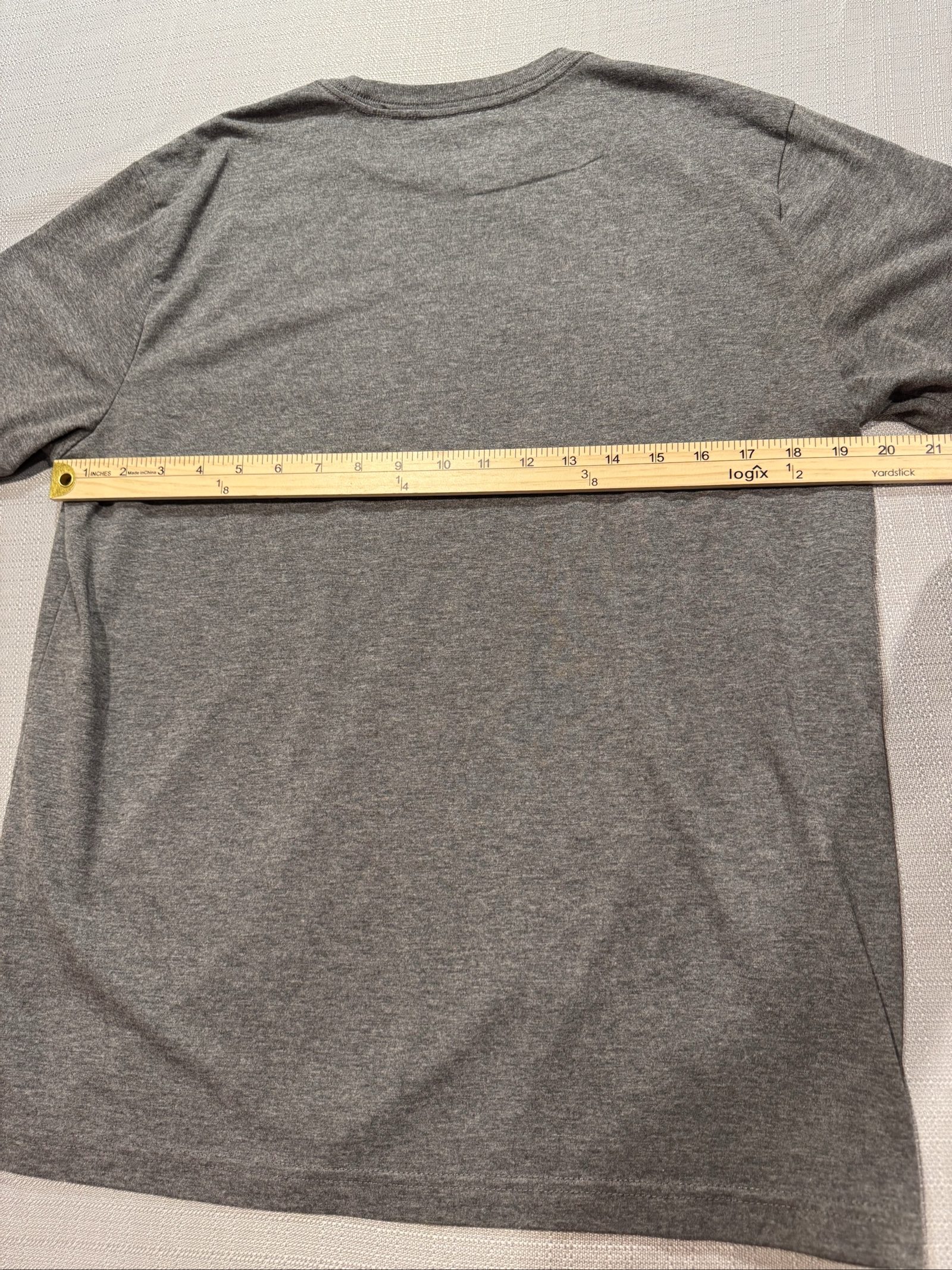 Men’s George Basic Crew Neck T-Shirt – Charcoal Gray – Medium image 6