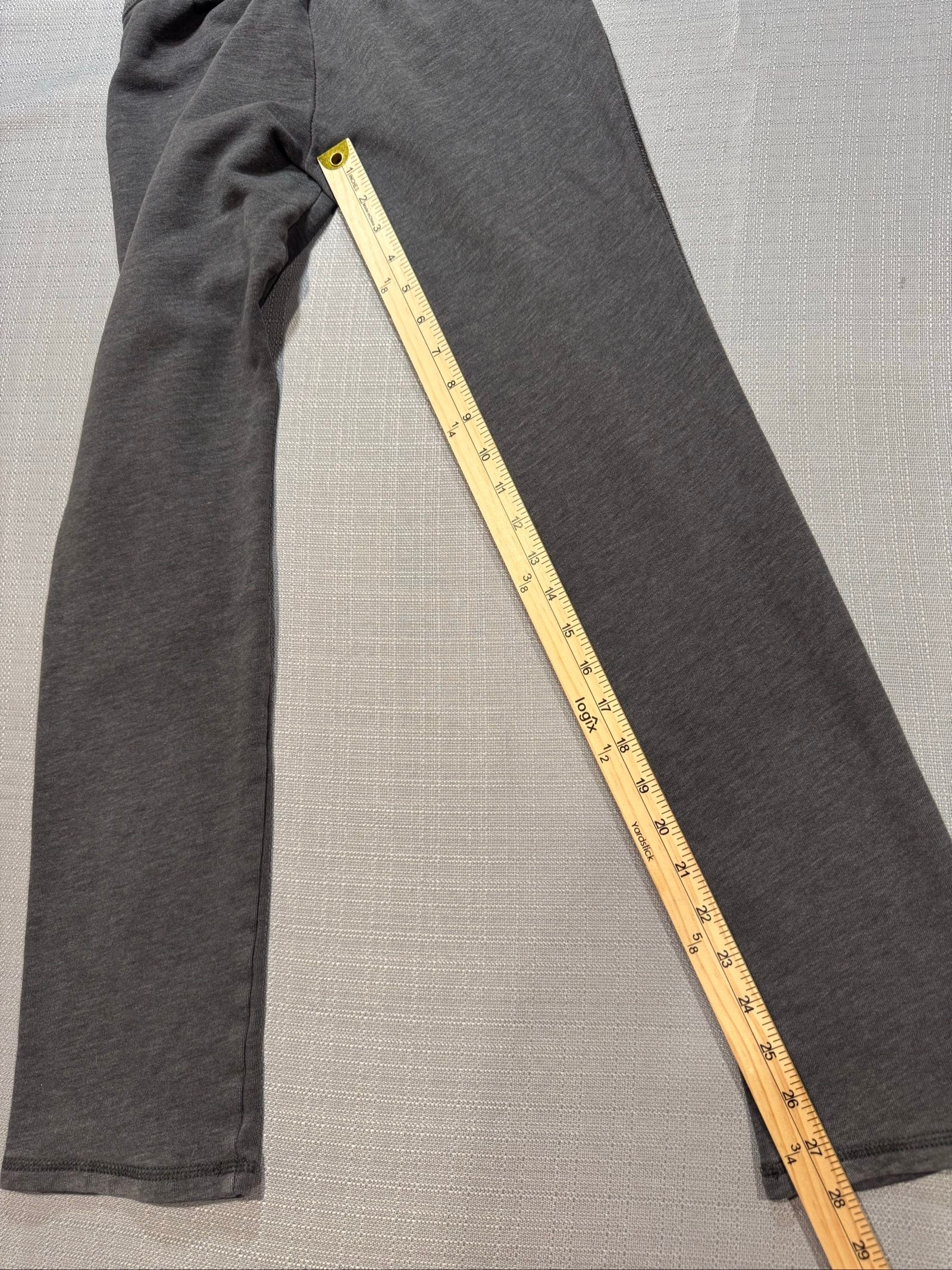 Kid’s Abercrombie NY Athletic Jogger Sweatpants – Charcoal Gray – Medium image 5