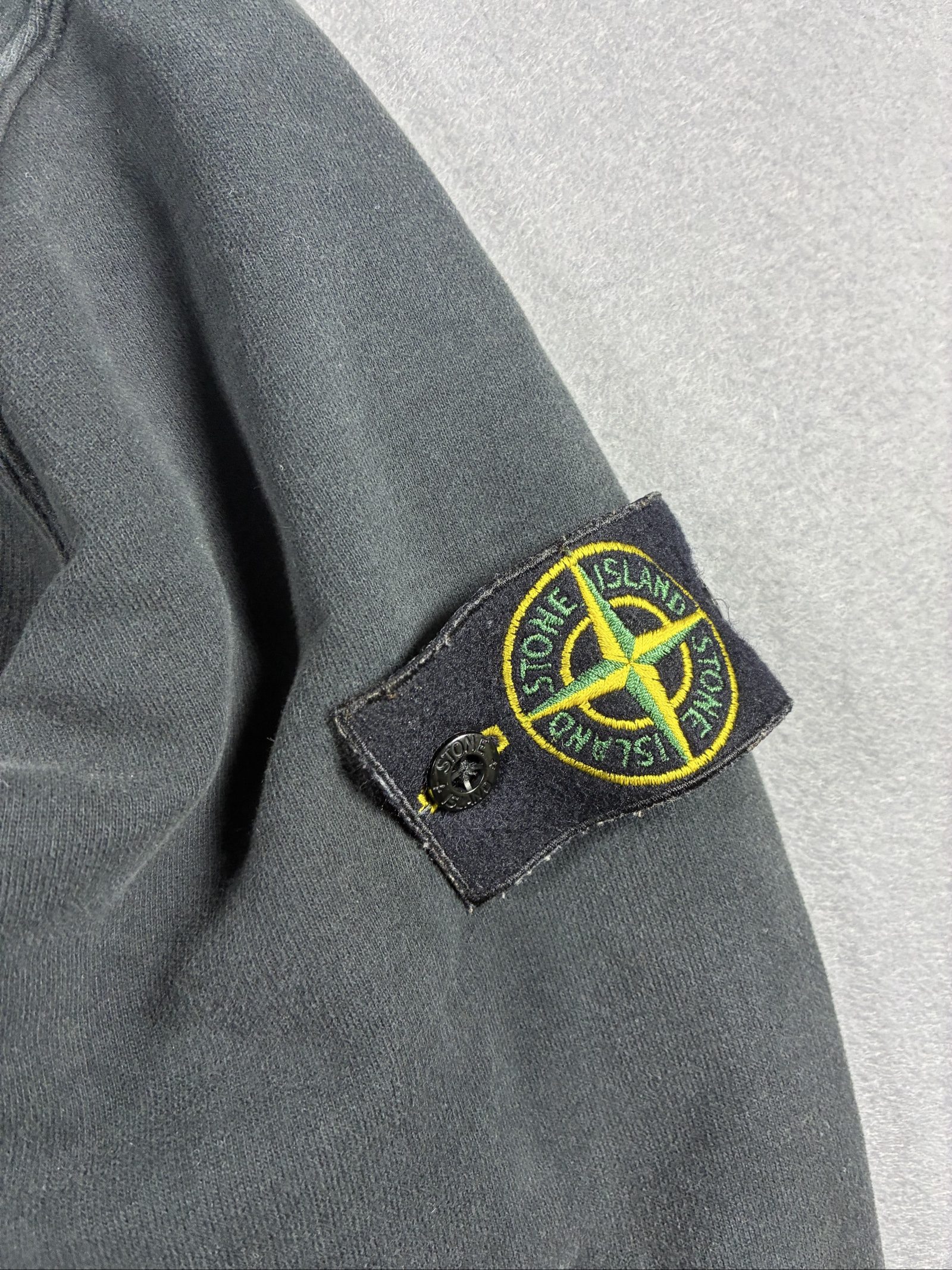 Stone Island Grey Sweatshirt & Joggers XL Cotton Set Tracksuit image 9