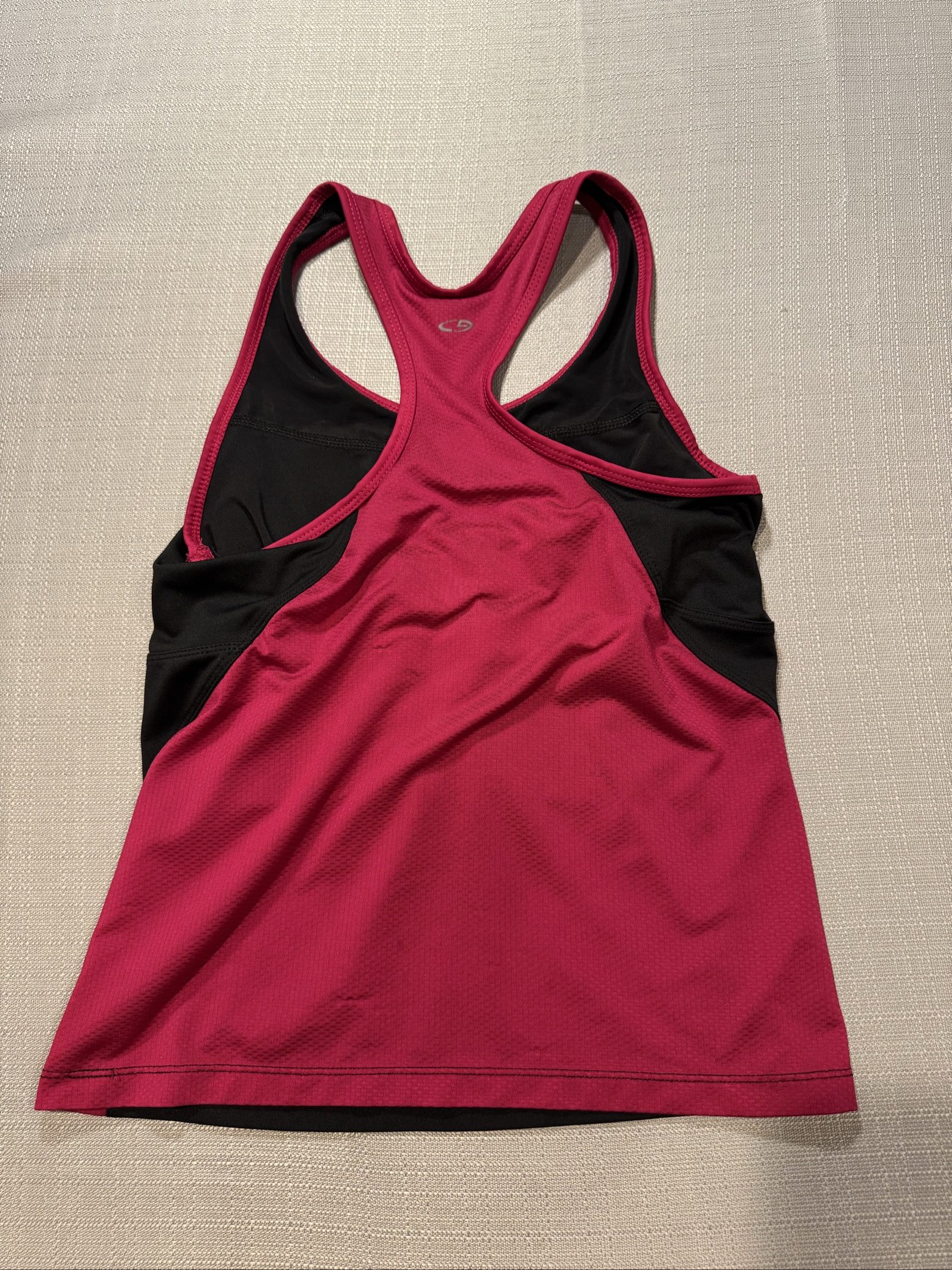 Champion Women's Black & Pink Racerback Athletic Tank Medium image 6