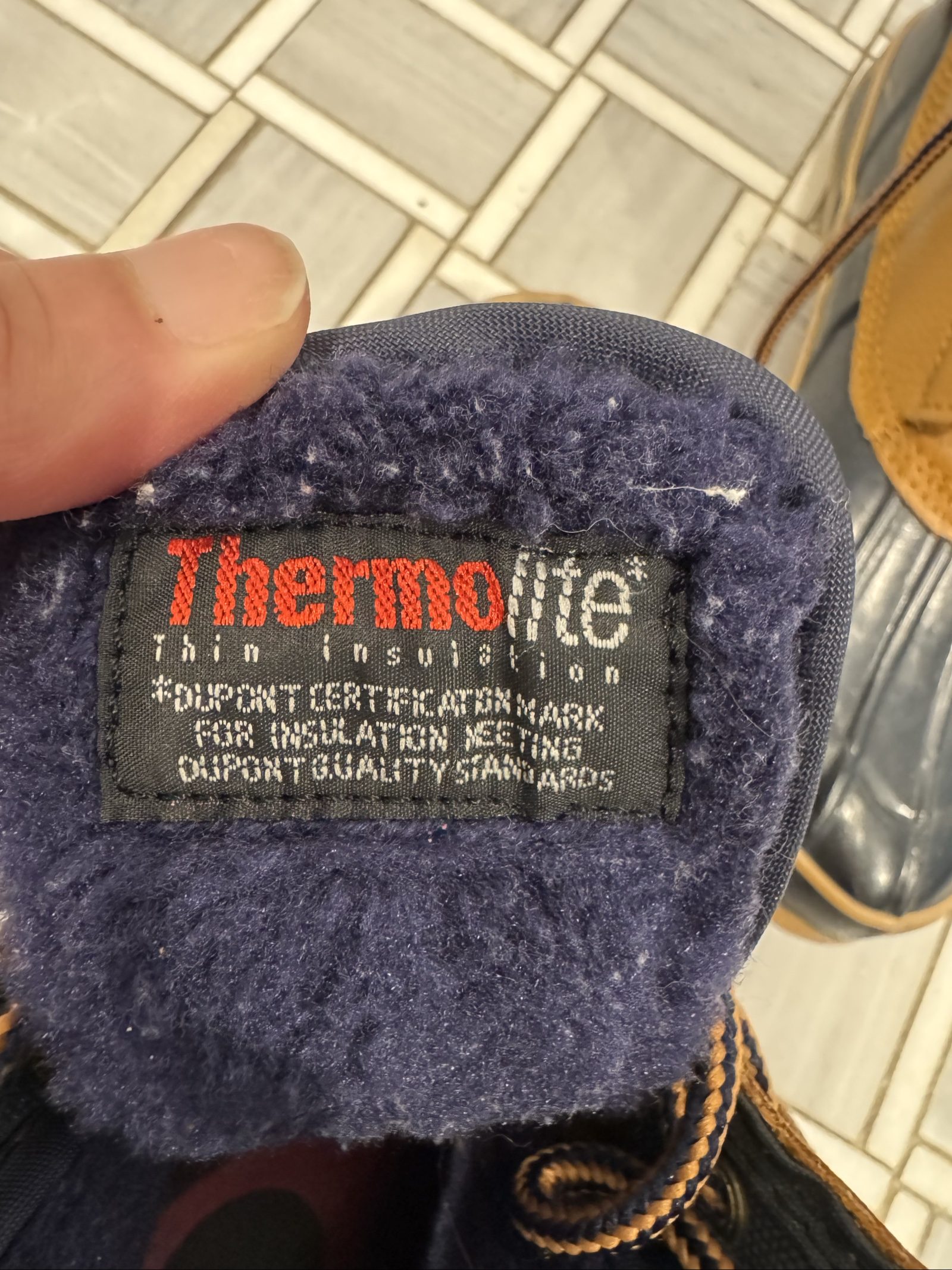Women’s Sporto Thermolite Insulated Waterproof Duck Boots – Tan Navy – 7 image 4