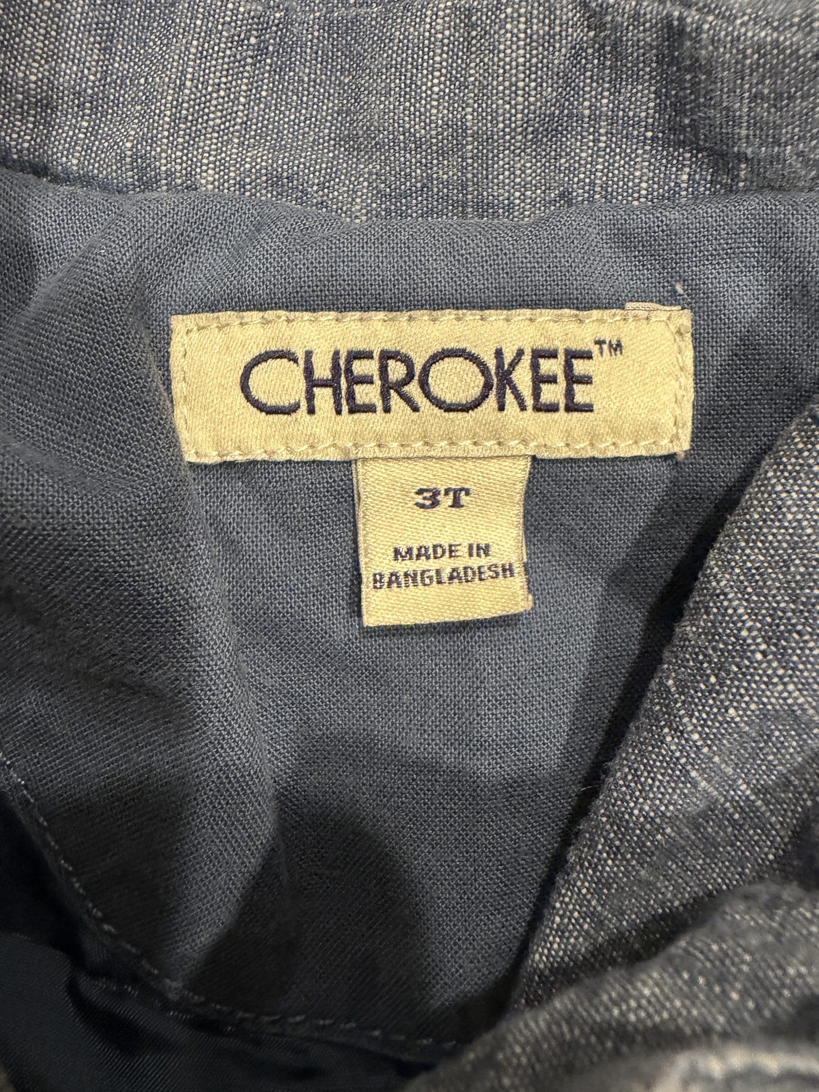 Cherokee Blue Boys' Linen Blend Blazer 3T image 2