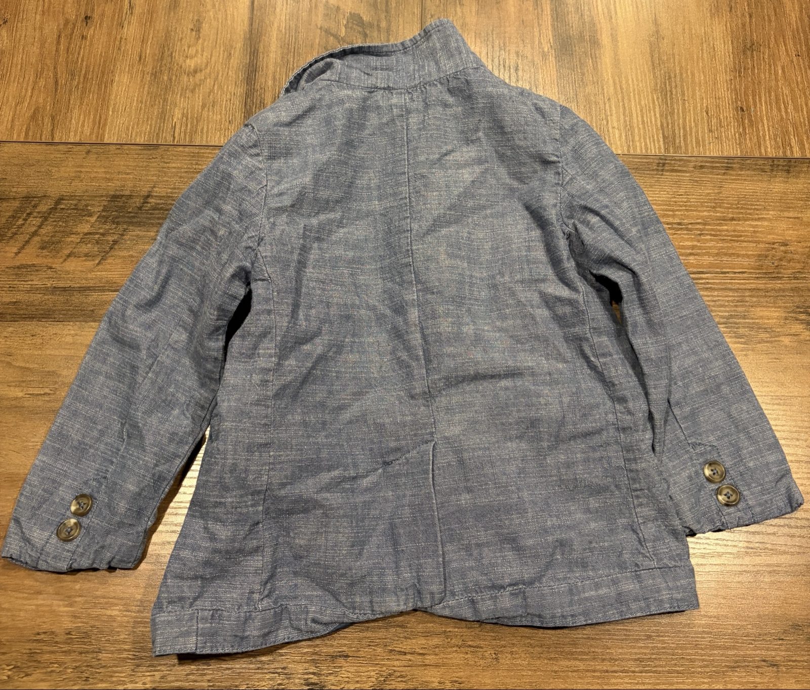 Cherokee Blue Boys' Linen Blend Blazer 3T image 3