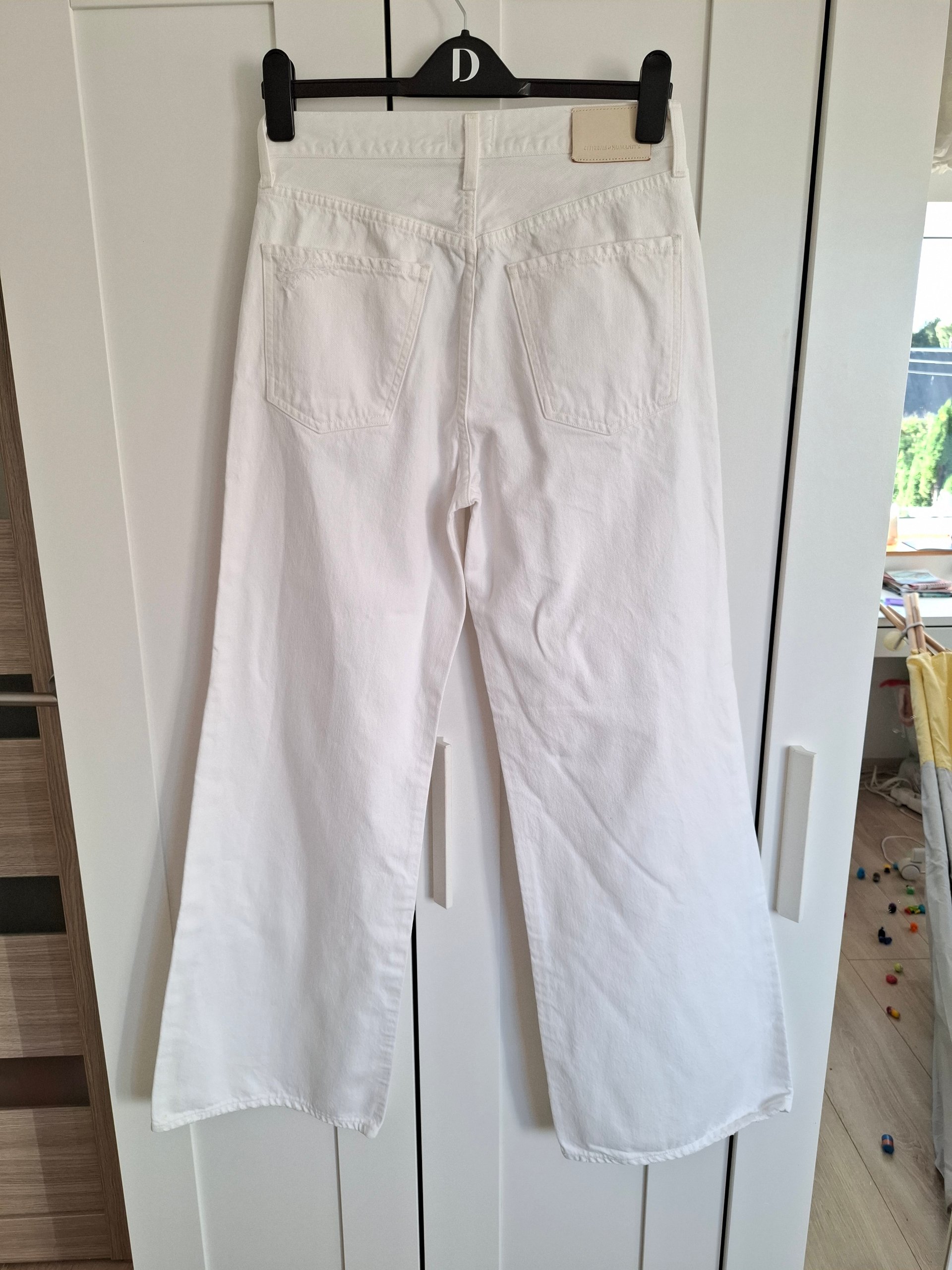 CITIZENS OF HUMANITY White Wide-Leg Jeans W27 image 8