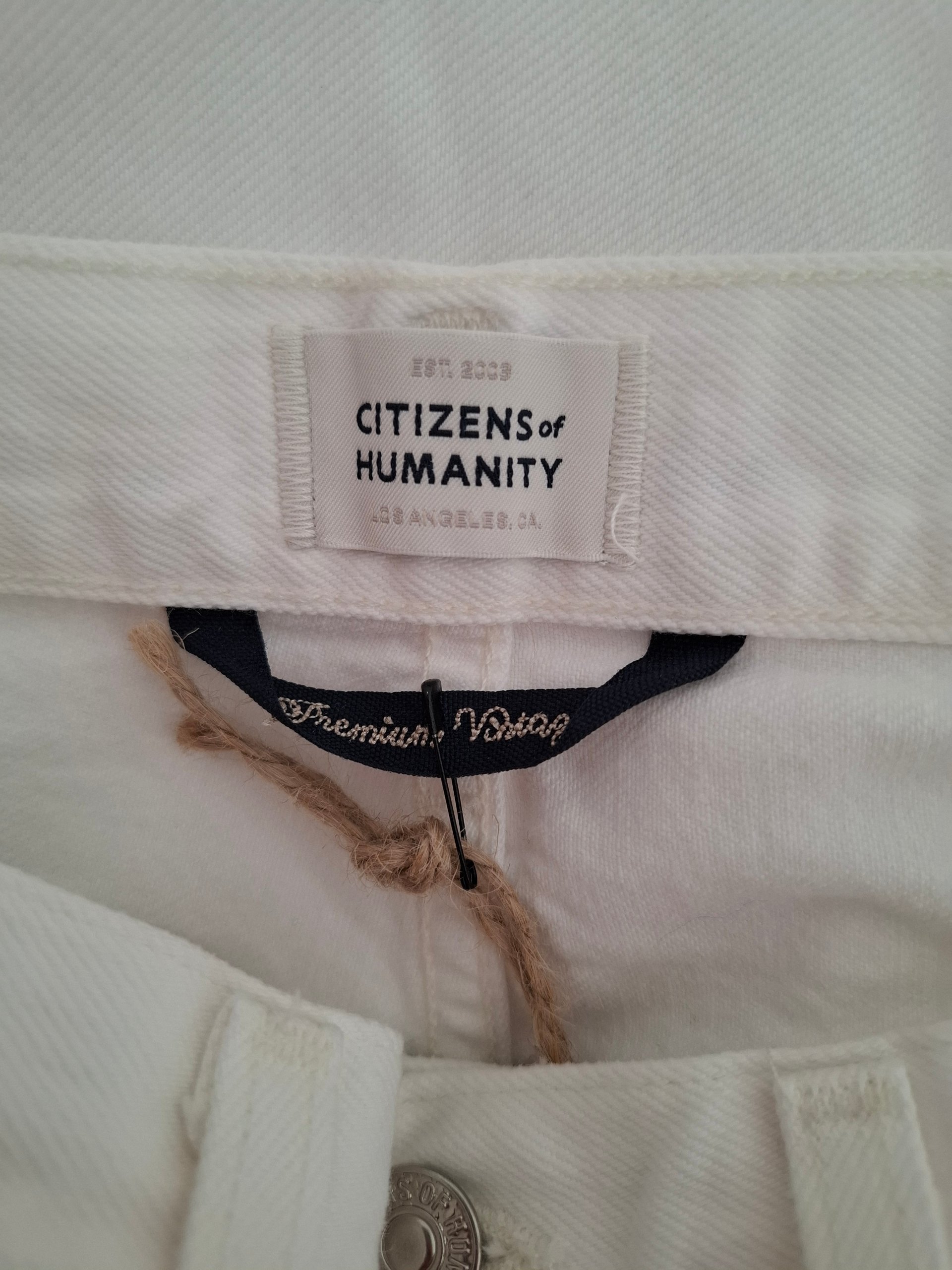CITIZENS OF HUMANITY White Wide-Leg Jeans W27 image 10
