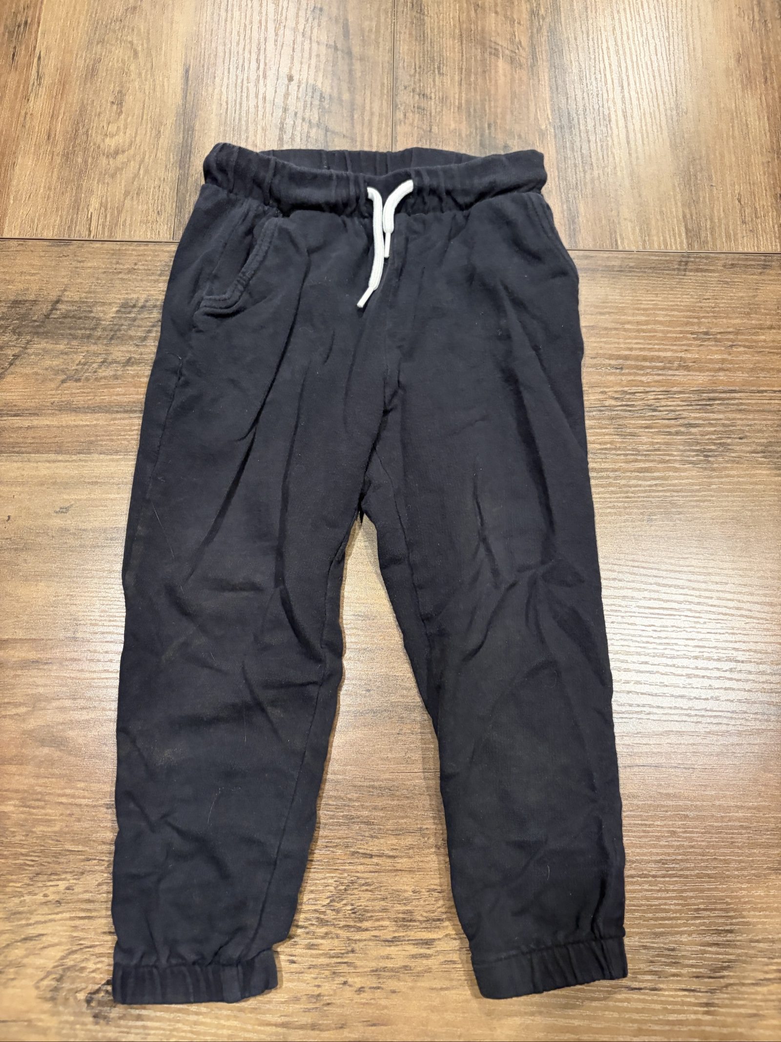 Old Navy Black Boys 3T Jogger Pants Functional Drawstring