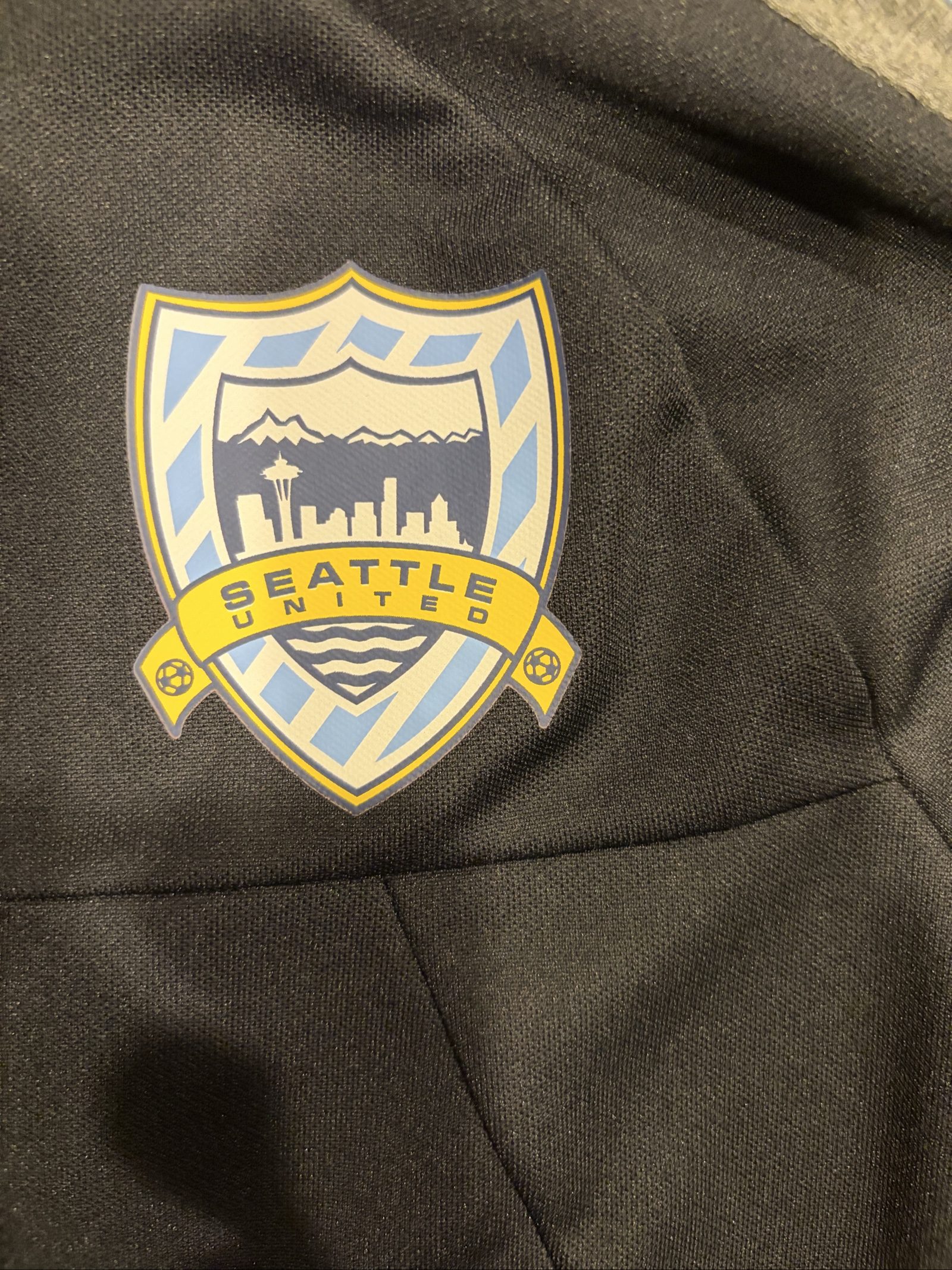 Capelli Sport Black & Blue Seattle United Soccer Jacket Medium Boys image 2