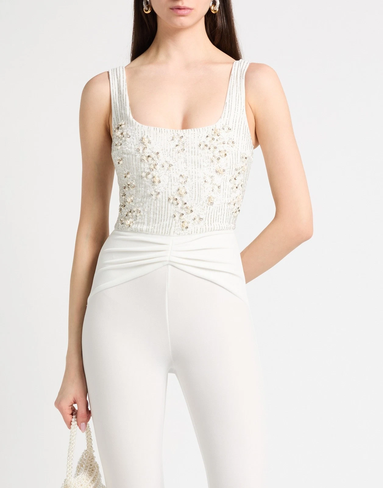 New Elisabetta Franchi Embellished Jumpsuit Size S image 4