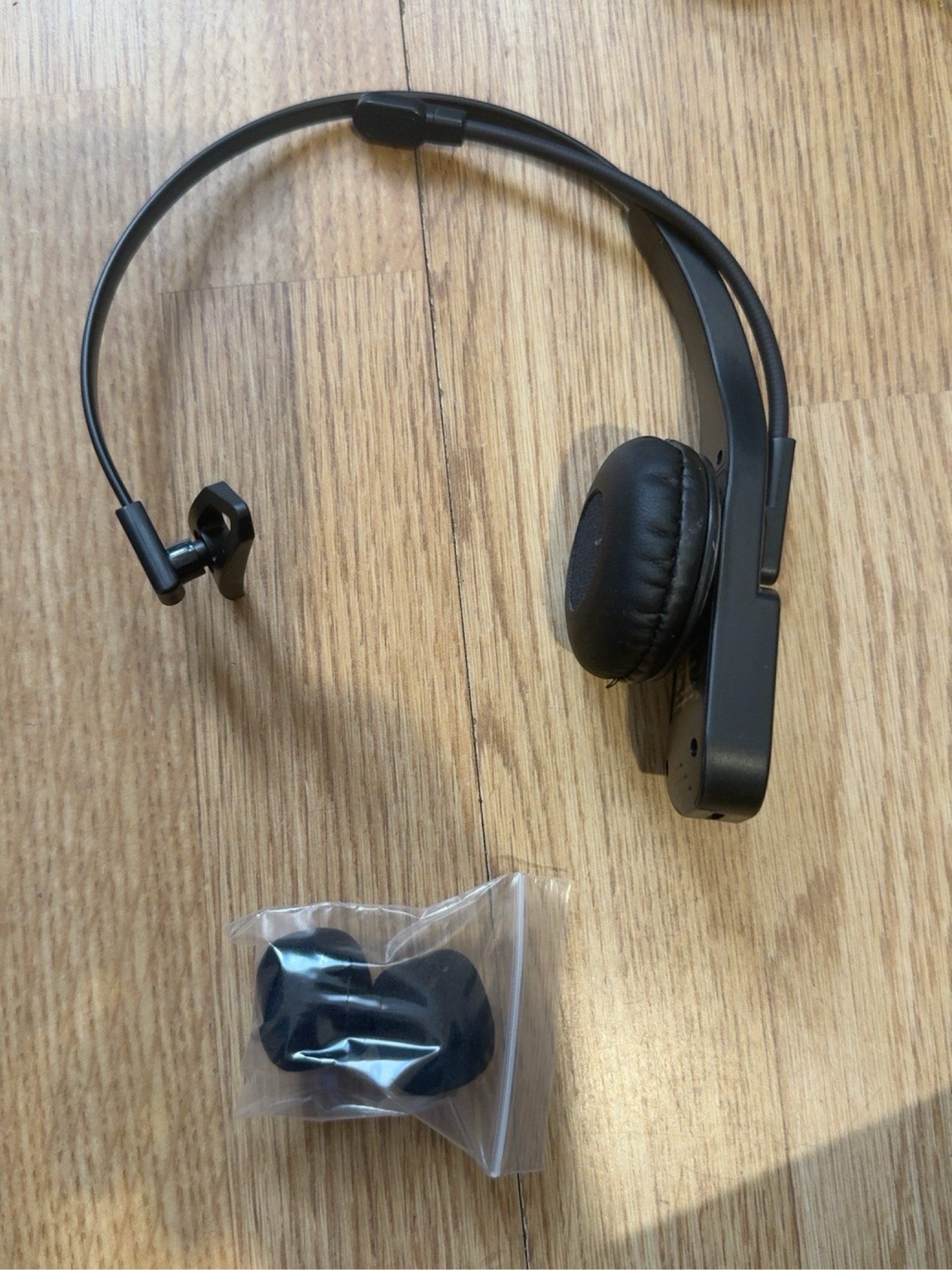 Conambo JBT900 Bluetooth 5.0 Wireless Headset Noise Cancelling Mic Black image 5