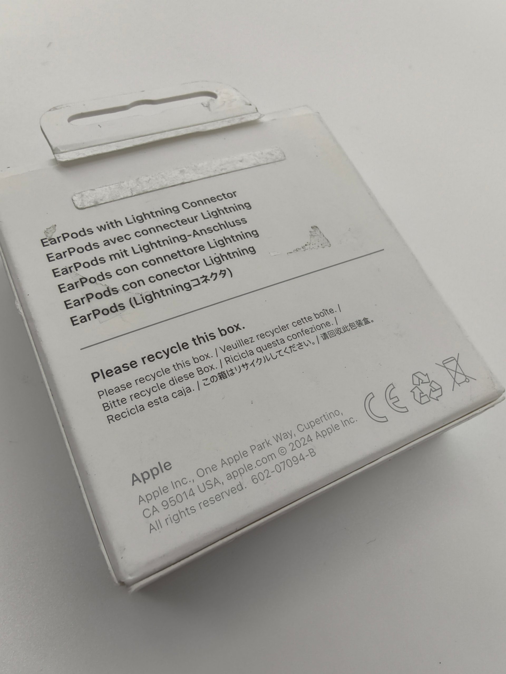 Apple EarPods Lightning Connector Bianchi Cuffie Auricolari image 7