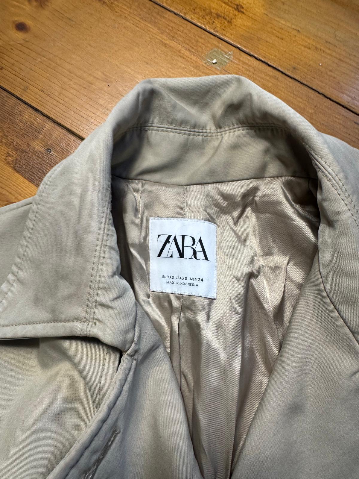 Zara Beige Trench-coat Femme Double Boutonnage - taille XS image 3