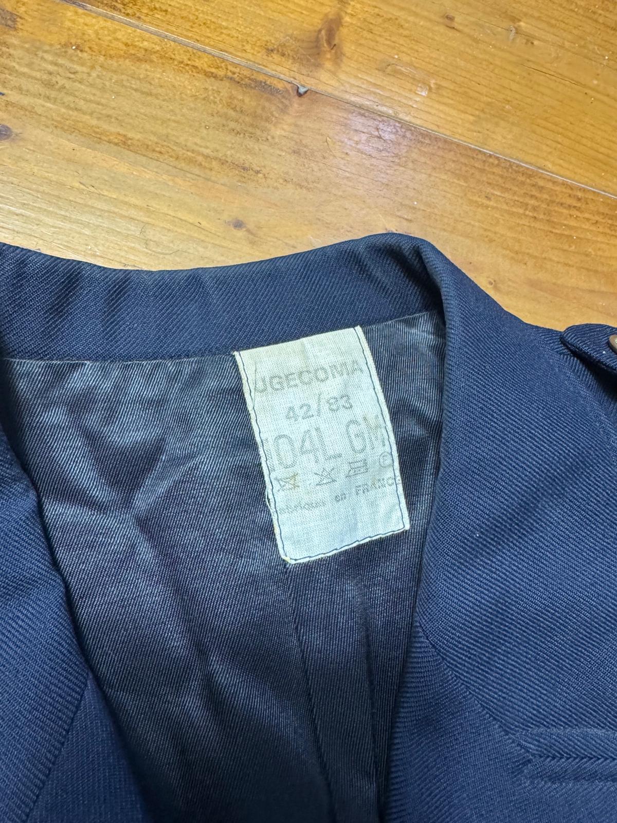 Veste uniforme militaire marine JUGECOMA manches longues - taille 42 image 3
