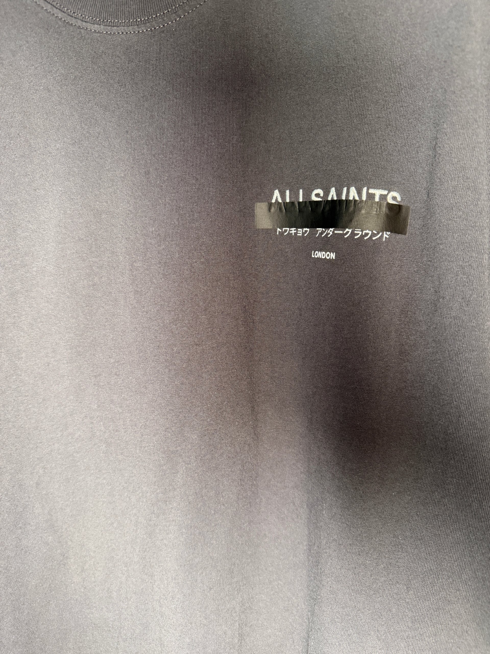 AllSaints - Men's Redact Short Sleeves Graphic T-Shirt - Size Large image 3