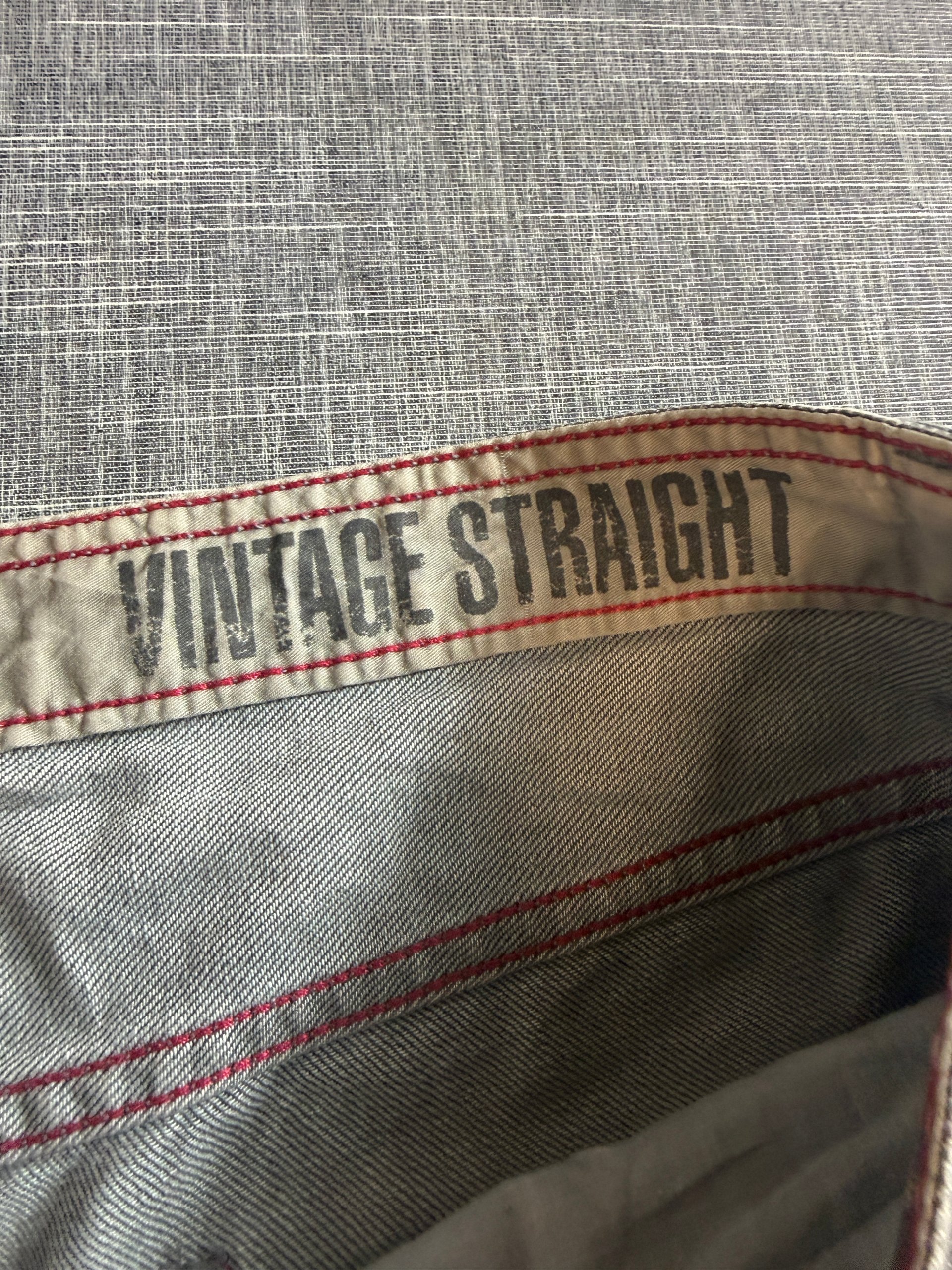 Converse Vintage Straight Men's Denim Shorts 36 Grey Cotton image 3