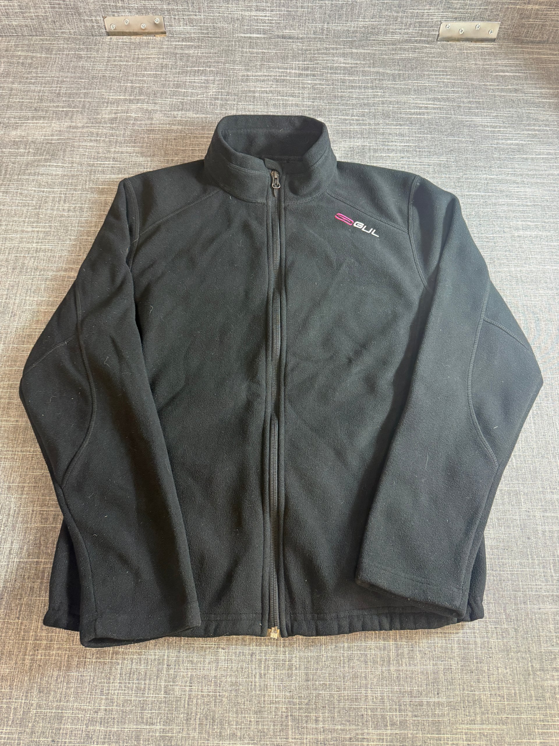 GUL Men’s Black Duotherm Fleece Jacket Large 16 Polyester Zip Pockets