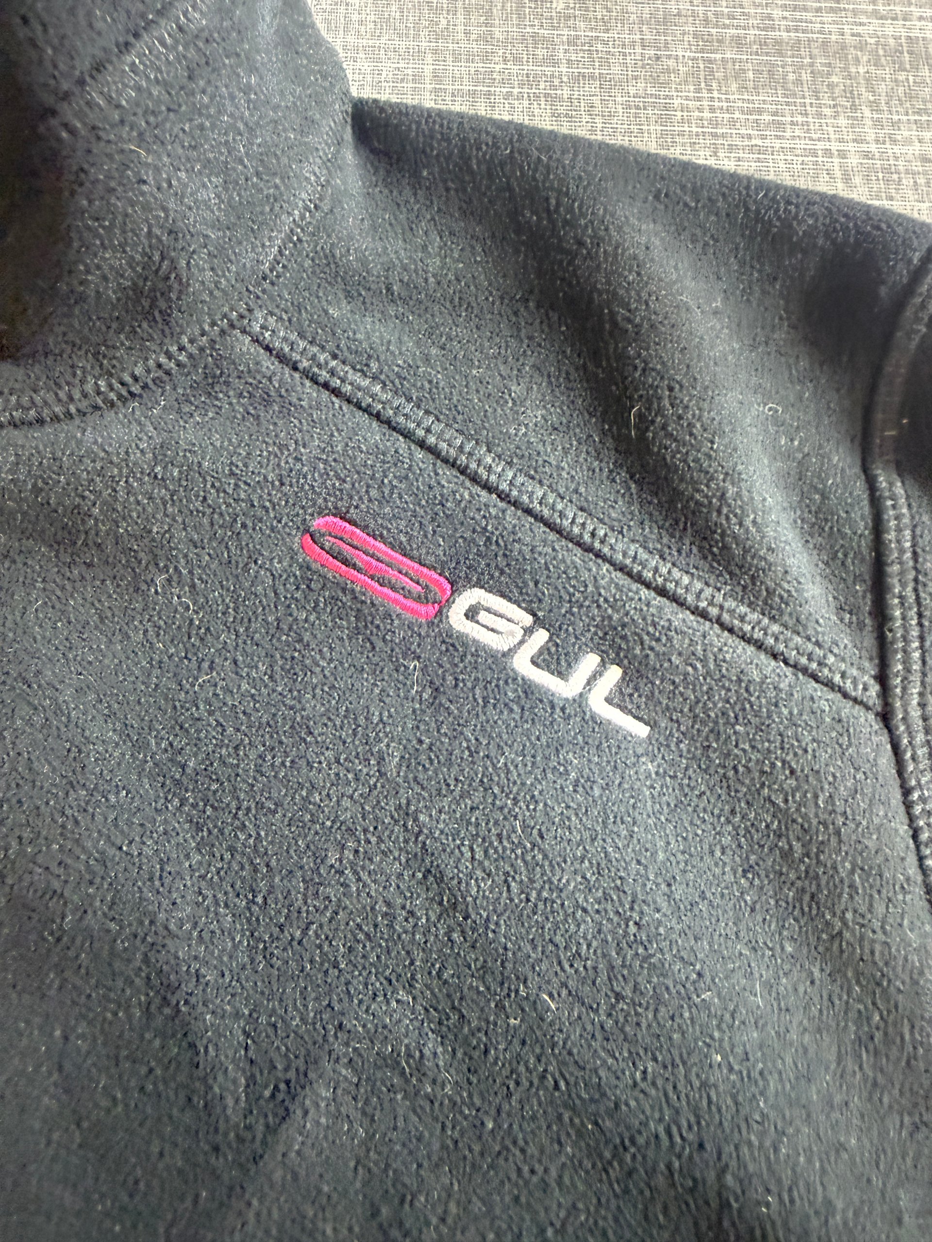 GUL Men’s Black Duotherm Fleece Jacket Large 16 Polyester Zip Pockets image 2