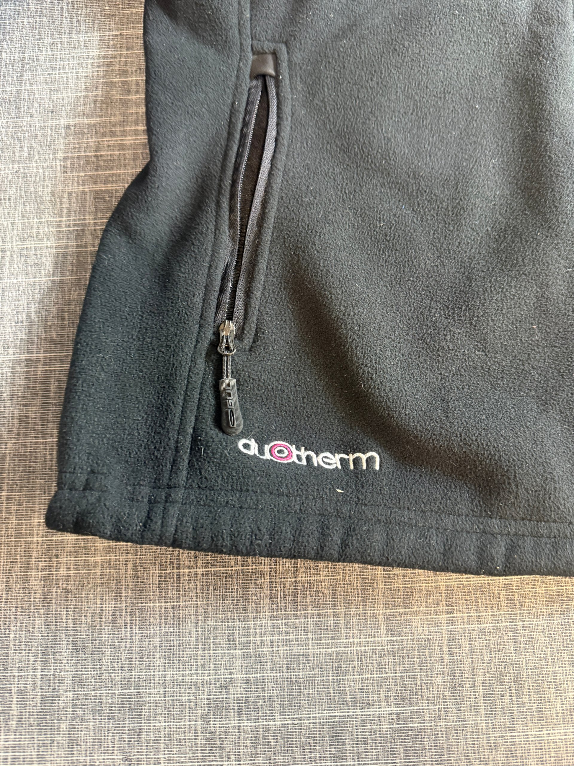 GUL Men’s Black Duotherm Fleece Jacket Large 16 Polyester Zip Pockets image 4