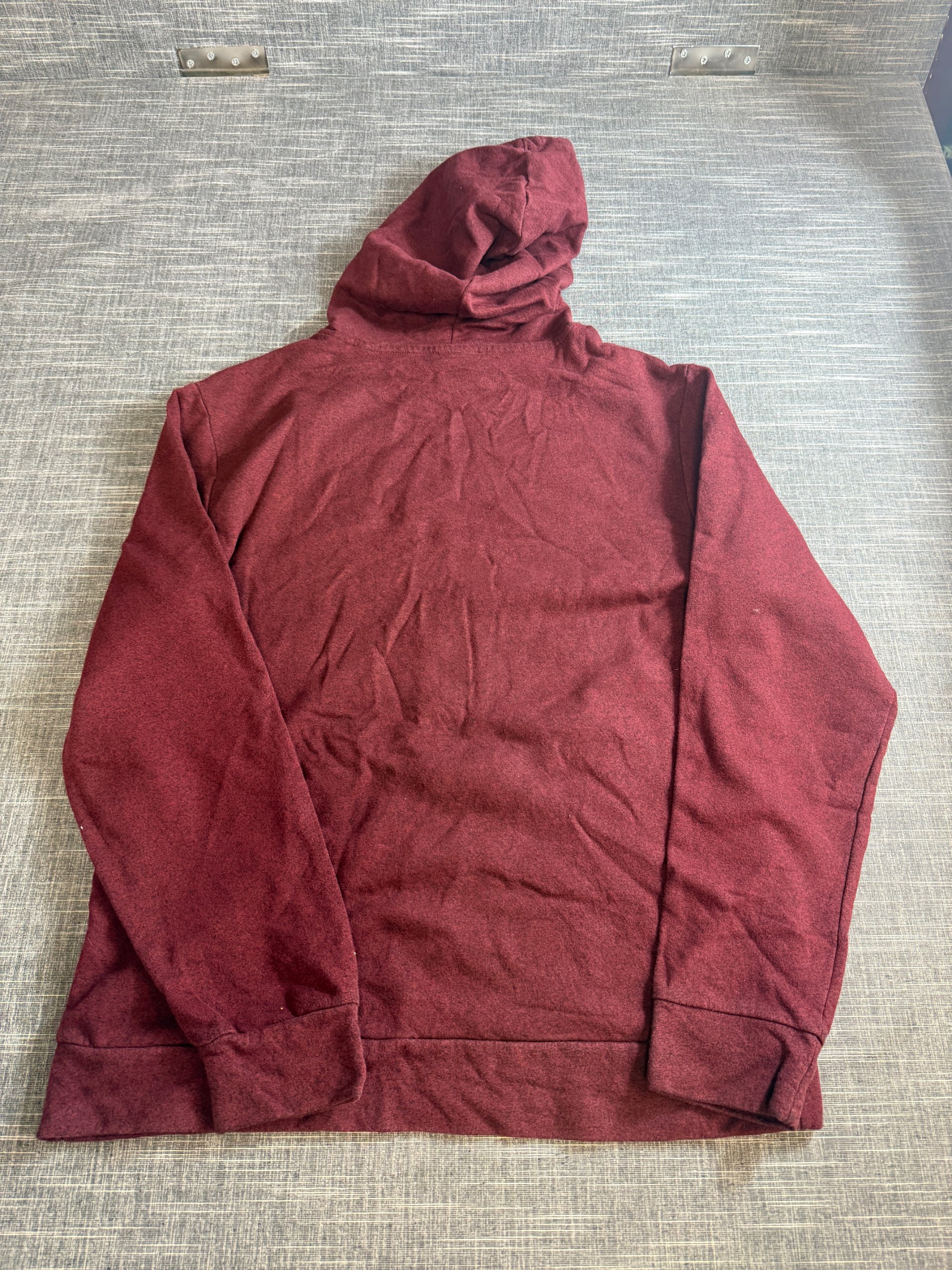 Harry Potter Gryffindor Maroon Hooded Sweatshirt Medium Yellow Print image 4