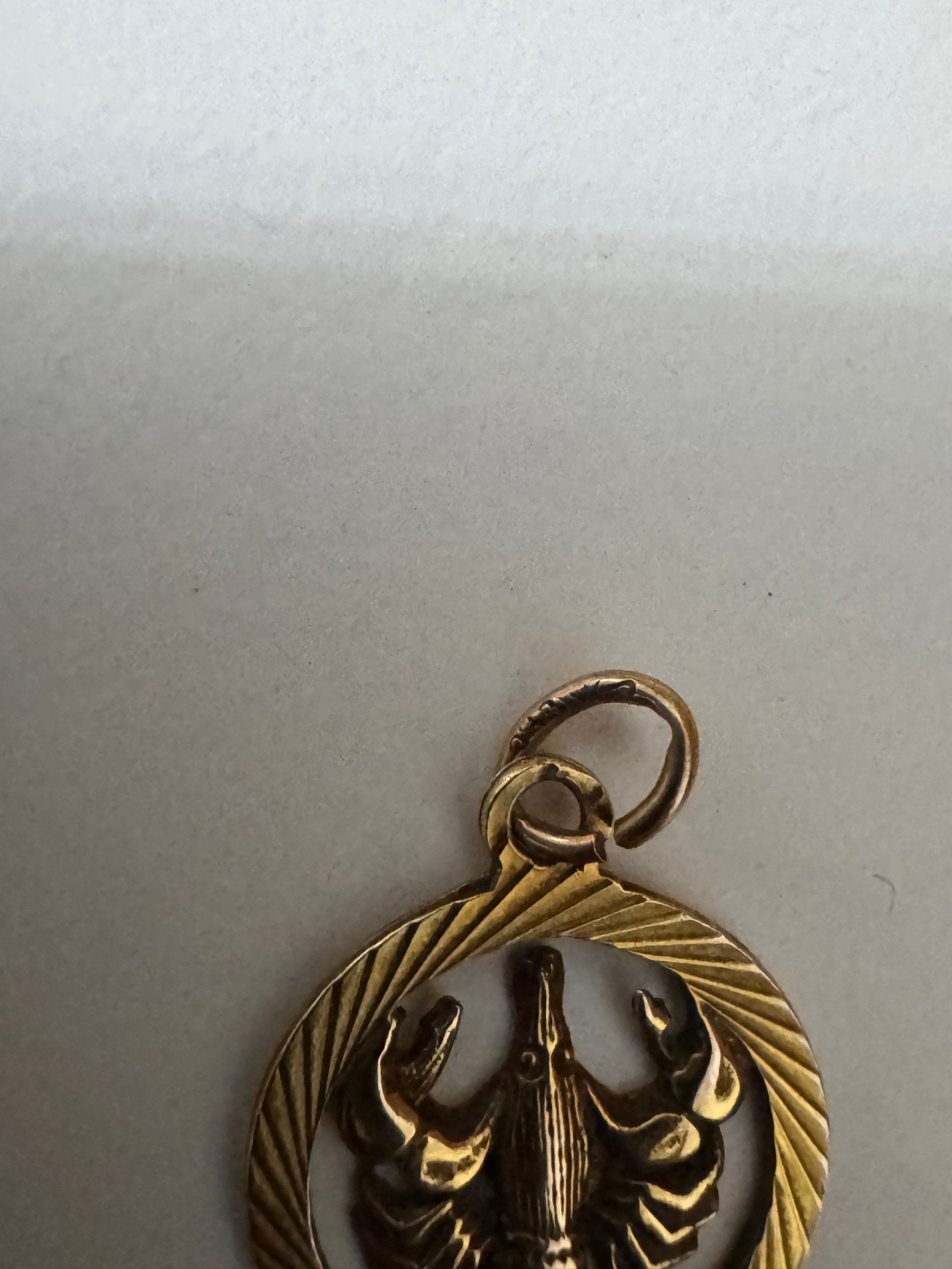 Gold Tone Scorpion Zodiac Pendant Charm image 3