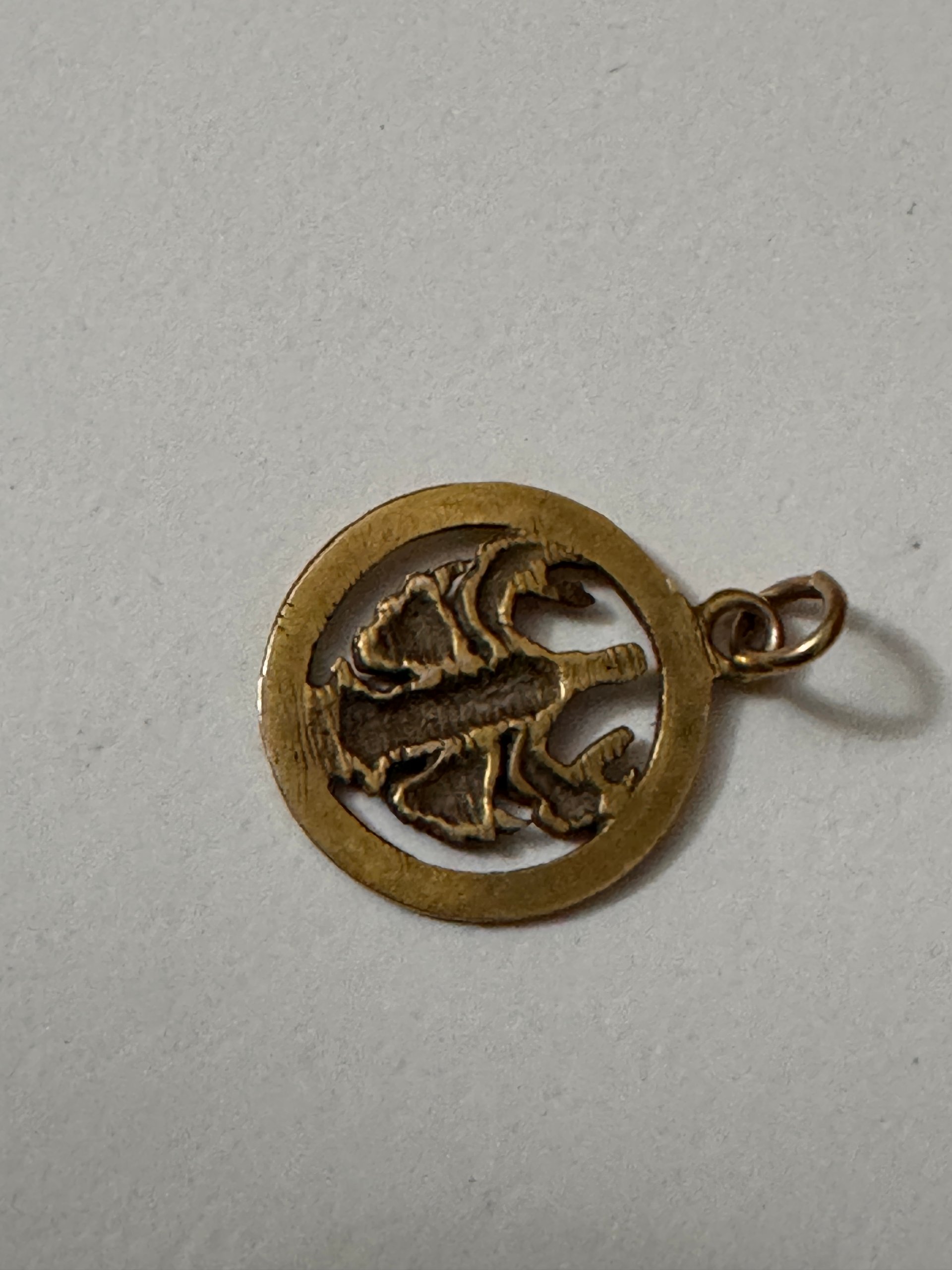 Gold Tone Scorpion Zodiac Pendant Charm image 8