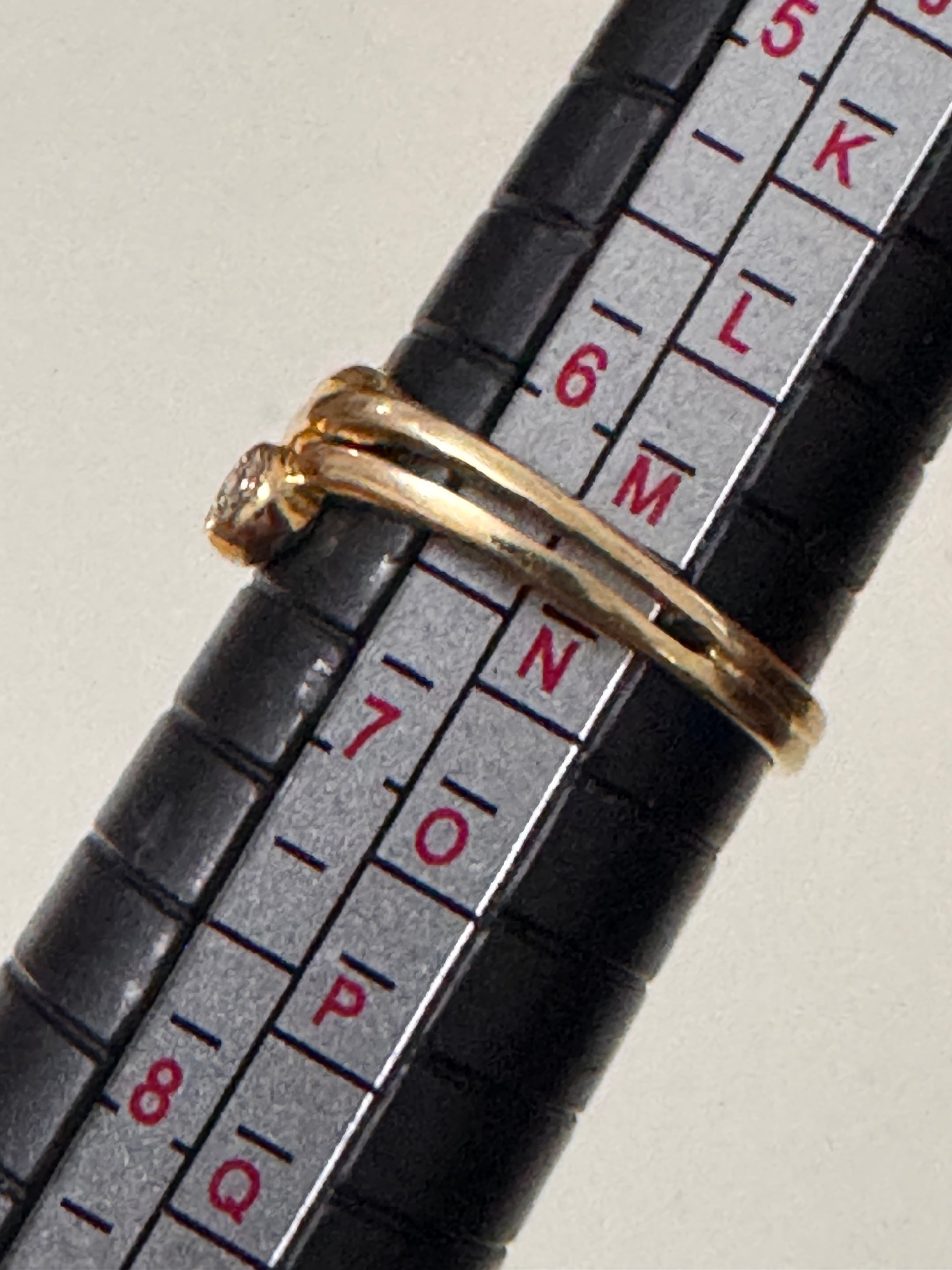 333 Yellow Gold Solitaire Ring image 9