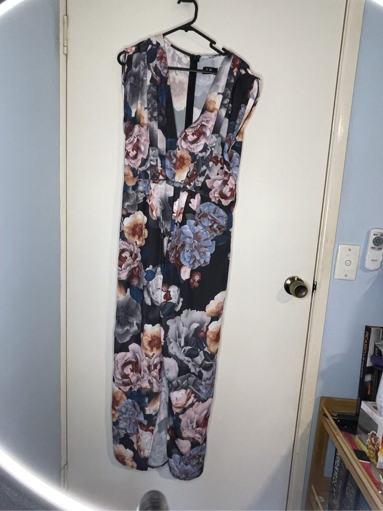 Dotti Women's Multi Floral Midi Dress Size 10 Sleeveless